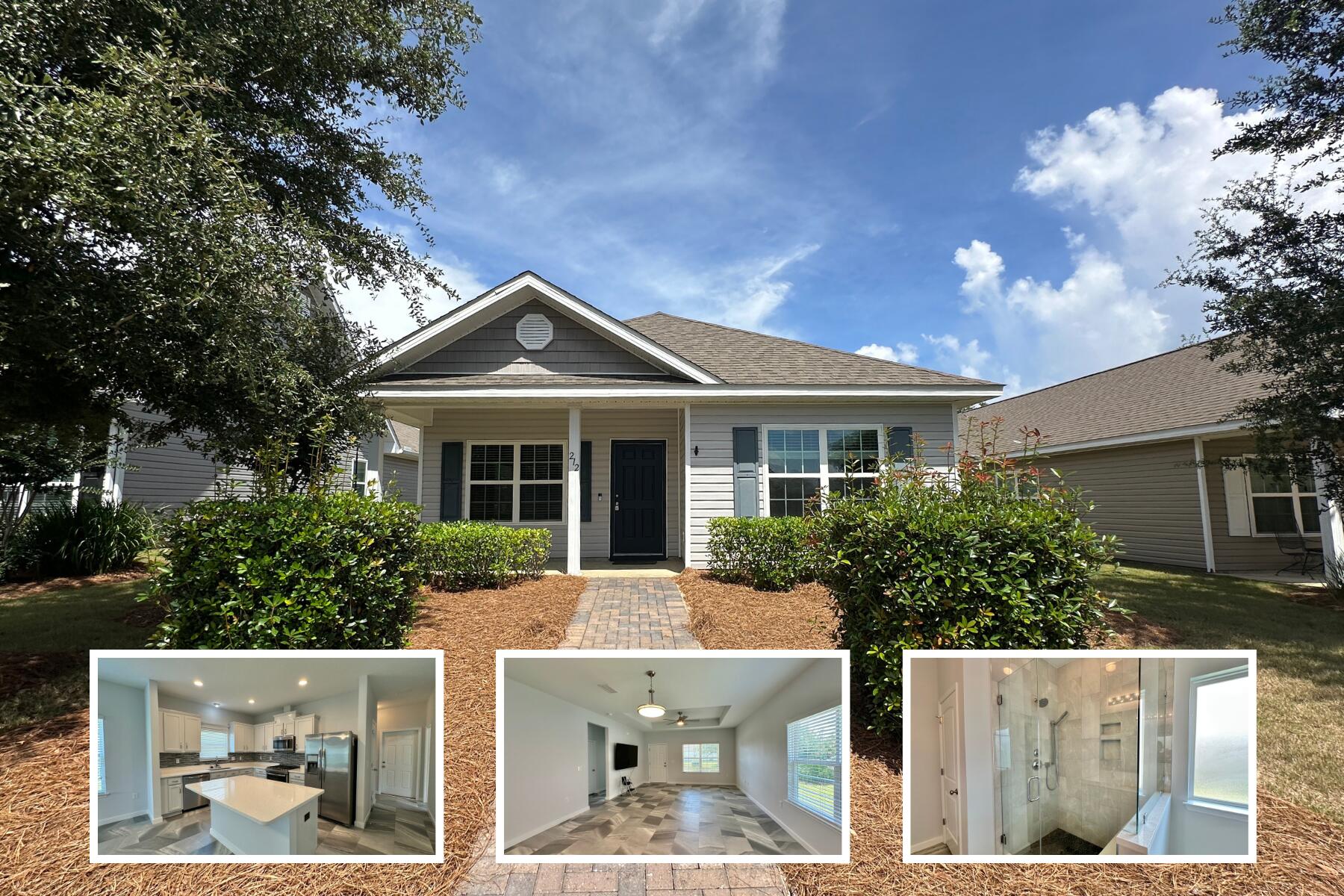 AVAILABLE NOW! Hammock Bay Central Park neighborhood 3BR/2BA home features a spacious open floor plan with a large kitchen island, granite counters, luxury tile flooring in main areas, and a 2-car garage. The primary suite includes a separate tub and 5ft fiberglass shower. Owner responsible for HOA includes cable, access to pools, a 24-hour gym, clubhouse, movie theatre, tennis and basketball courts, playground, and Bay Club with fishing pier. Full landscaping is also included--lawns are mowed, fertilized, mulched, and irrigated for you. No smoking. 600 minimum FICO credit score required in addition to meeting rental criteria. Pets allowed upon approval with a non-refundable pet fee. All applicants are required to complete an application on https://onefamilypropertyservices.petscreening.com/
regardless of if they own a pet or not. Applicants with an ESA are also required to complete the application.
This property is a part of a Homeowners Association and tenants will be required to adhere to certain rules and restrictions. If you have any questions, you may request to view the HOA Covenants prior to application.
** Fees Required once an application is approved include, but may not be limited to: Security Deposit, Non-Refundable Fees (cleaning and rekey), $20 Certified Mail Fee, and Pet Fees (when applicable).