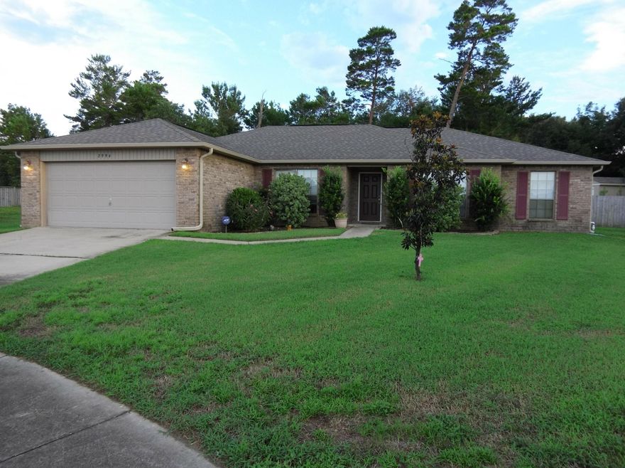 4 bedroom all brick home has great family living design with two eating areas and a wonderful kitchen perfect for entertaining family and friends. It has a back patio and spacious back yard and owner has added a large wooden storage shed, children's play area with slide and big fire pit! Call today to see this home.