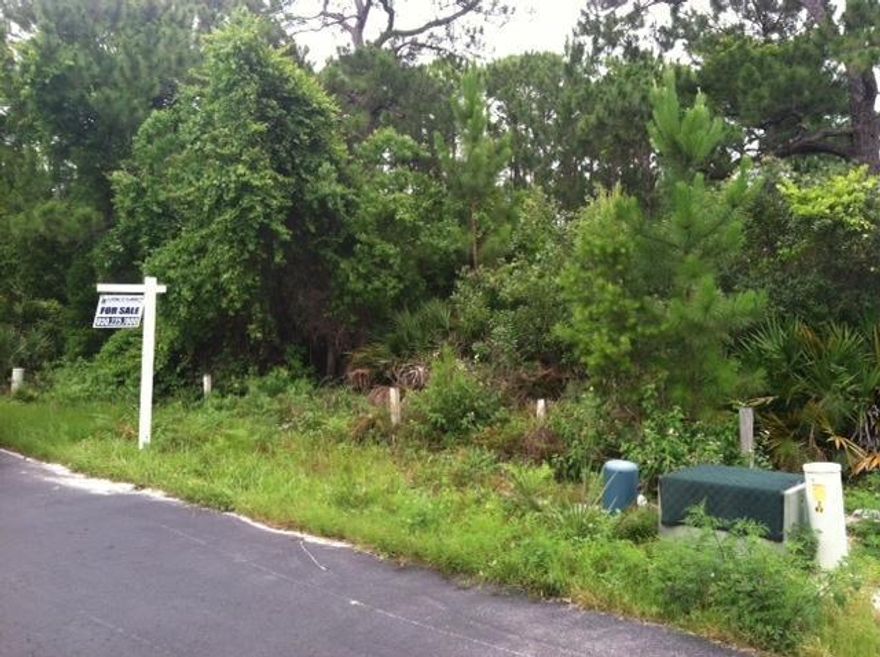 Owner financing available with $30,000 down, Beautiful wooded lot in Misty Village subdivision. Within 1/2 mile to the Gulf of Mexico, close to Pompano Joe's restaurant, near shopping, golfing and Public Beaches. Tap fees have been paid. Beach cottages are being built in this area. Recent appraisal was for $140,000.