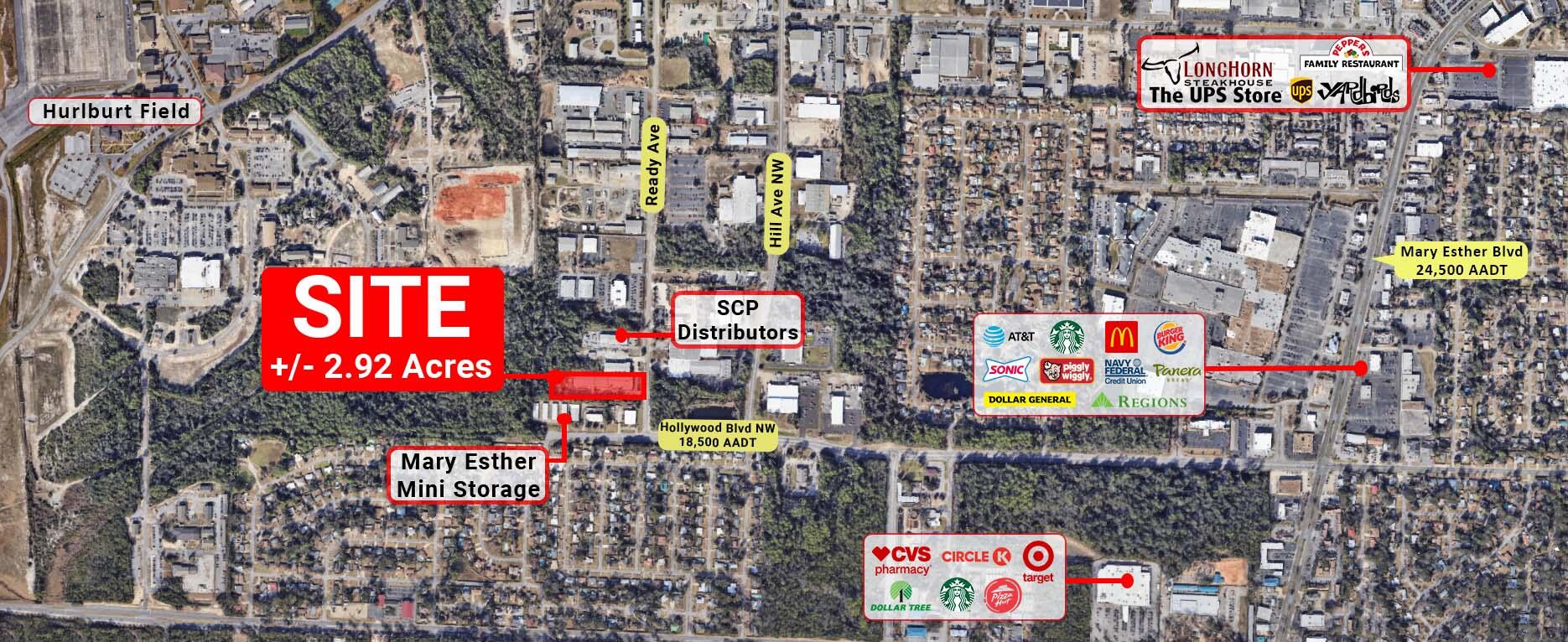 The building is on +/- 2.92 acres of land and offers +/- 35,594 square feet of space. It was built in 1990 and is easily accessible from Ready Ave, at the roundabout of Hill Ave NW (21,500 AADT) and Hollywood Blvd NW (18,500 AADT). The current purpose of the building is to serve as a Kitchen & Bath Center Manufacturing and Distribution Warehouse.