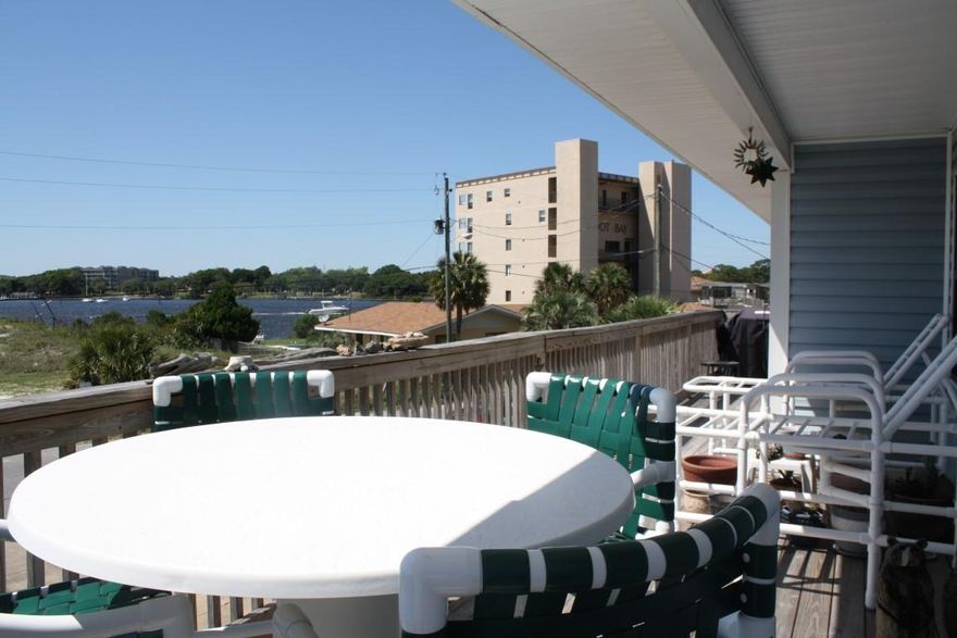 Tenants will love the wonderful waterviews w this property that has 4 units, each a 2 bedroom 1 bath apartment only two blocks to the beach! Owner has put added a new roof in '14, & upgraded the property w 2 new HVACs for C & D, in July & August, of '13! Property also has some new fridges, stoves, wtr heaters, doors, windows, & new lawn pump in '14! Your tenants will appreciate lounging on the front porches w views of the Santa Rosa Sound or walking along the beach! There is easy access to the beaches as it is only 1 block to Santa Rosa Blvd & another block to the South & you will be at one of the many beach accesses along that road! Property has pest service & termite bond, too! Live in one & manage the others yourself, or keep the professional mgmt! Call, today, for your appt! Cheers!