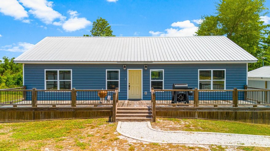 ****ASSUMABLE FHA LOAN AT 3.625% INTEREST***** 

Welcome to 3821 Sherrett Dr., a three-bedroom, two-bathroom custom home nestled on a large lot (.32 acres) that was constructed in 2020. 

This home has been meticulously maintained and features a split floorplan, a fully fenced backyard, metal roof, large open front deck, and a powered workshop. There is also a large metal fence in front of the home for additional privacy. 

As you enter the home, you will instantly notice that the kitchen is open to the living room and contains stainless steel appliances. The kitchen has beautiful white cabinetry contrasting perfectly with the darker luxury vinyl plank flooring. The primary bedroom features a large, walk-in closet and double vanity in the ensuite bath. The two spare bedrooms are spacious and have ample closet storage. This home also has no HOA which is ideal for adding a chicken coop and parking a RV or boat. Schedule your private viewing today.