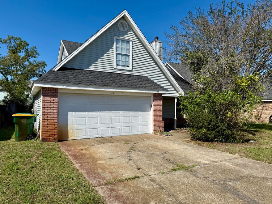 Spacious Fort Walton Beach home with a 2021 roof, 2024 HVAC, and stunning hardwood/tile floors. Great room boasts a vaulted ceiling, ceiling fan, and cozy fireplace with wood mantle and tile facia. Enjoy a large den with bar and backyard views, plus an expansive eat-in kitchen with ample cabinetry. Upstairs features 3 bedrooms, a full bath, and a loft perfect for an office or lounge. Seller, in collaboration with a creative finance specialist, offers property via assignment of an existing contract, amendable based on acceptable terms. Creative financing options available for qualified buyers. Assignment fee applies. Price and terms negotiable, subject to seller and title company approval. Contact listing agent for details and qualifications.