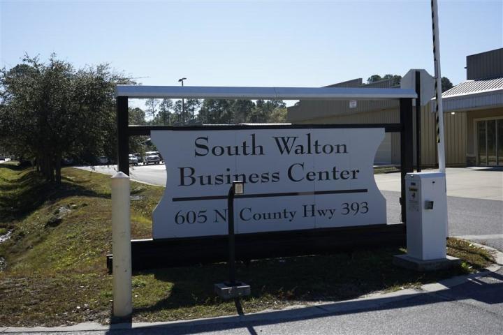 For Sale: Approximately 1500 SF 2 Story Heated/Cooled Office Space in Gated Office / Light Industrial Business Complex.2 Large Office Spaces: Approx 750 SF upstairs with reception area, bathroom and coffee bar. Approximately 750 SF downstairs with a large open area / office conference room upstairs.This is 1 of 5 units in this complex. Association dues are $225.00 per quarter and include water, outside power for lighting, trash and lawn maintenance. This complex is 4 Miles north of 30A beaches, restaurants, art galleries, Food, wine bars, lodging and sugar white sands.