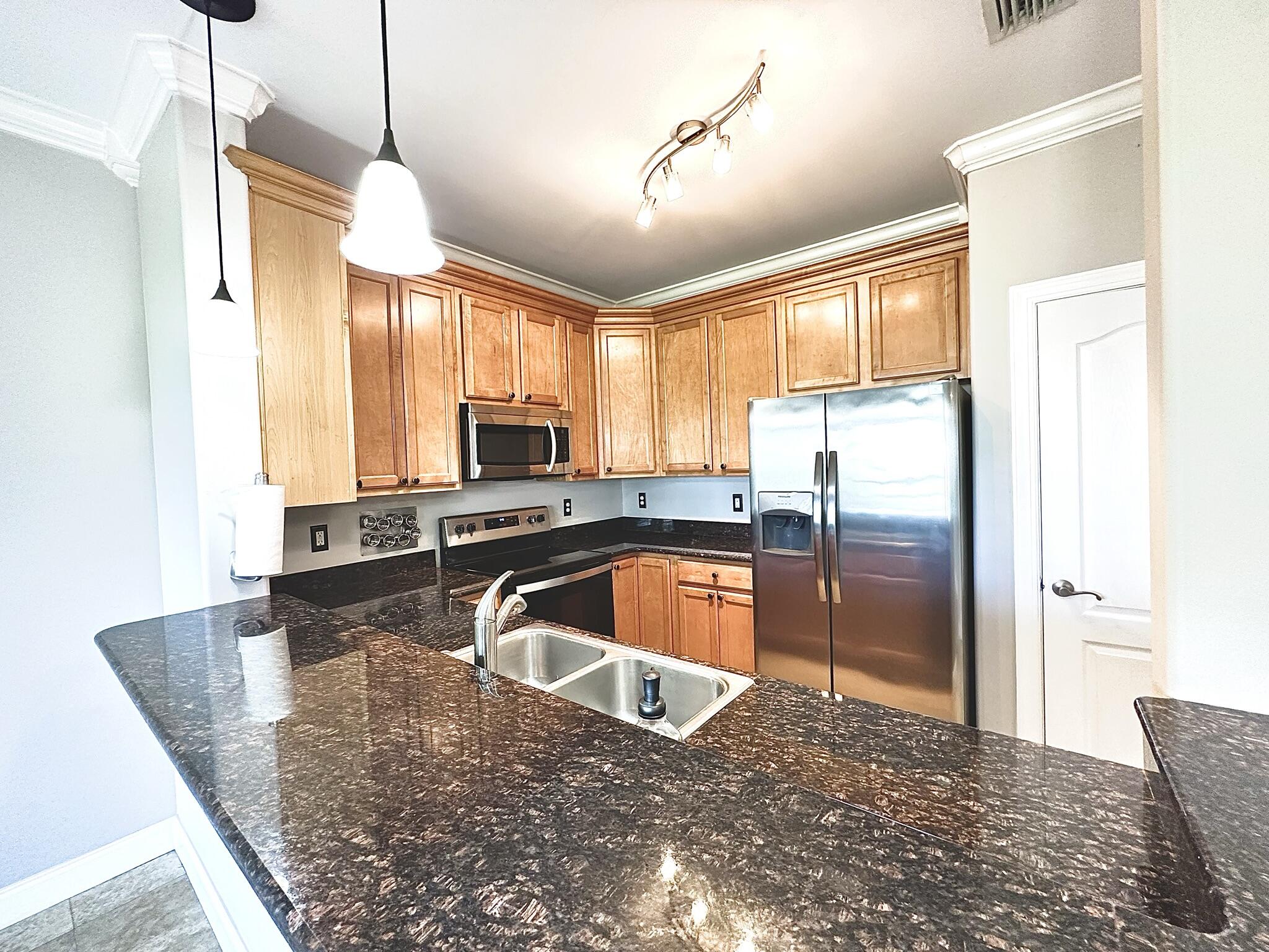 Welcome to this stunning 3-bedroom 2.5 bath townhome located in Old Bay Neighborhood, right in the heart of Destin. As you step inside, you'll be greeted by an inviting open floor plan that seamlessly connects the living, dining, and kitchen areas, travertine flooring throughout the entire downstairs. The abundance of natural light floods the space, creating a warm and welcoming atmosphere throughout.The kitchen is a chef's delight, featuring stainless steel appliances and granite countertops. A breakfast bar adds additional seating and a great place for entertaining.Upstairs, flooring shifts to a beautiful real oak wood. The floorplan here is split, with the master suite with walk in closet on one side of the hall , and full bath and two other bedrooms on the other side. The laundry room is also upstairs.
Plenty of storage including walk-in closets.
With the partially painted interior, you have the opportunity to add your personal touch and make this townhome truly your own.
Outside, a charming patio area awaits, perfect for savoring your morning coffee.
Located in the heart of Destin, you'll have easy access to pristine white sand beaches, shopping centers, and a wide array of dining options.
Don't miss your chance to own this exceptional townhome in Destin, Florida. Schedule a viewing today and prepare to embark on a new chapter of coastal living in style!
Buyer to verify all dimensions and written information.
***Per HOA docs property has to be rented or leased for a term of not less than 30 days.