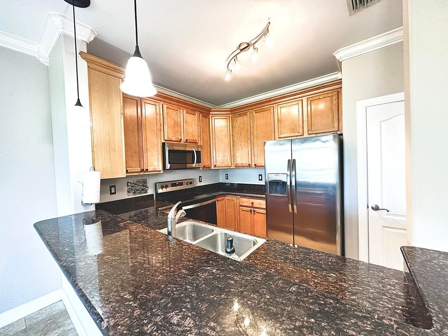 Welcome to this stunning 3-bedroom 2.5 bath townhome located in Old Bay Neighborhood, right in the heart of Destin. As you step inside, you'll be greeted by an inviting open floor plan that seamlessly connects the living, dining, and kitchen areas, travertine flooring throughout the entire downstairs. The abundance of natural light floods the space, creating a warm and welcoming atmosphere throughout.The kitchen is a chef's delight, featuring stainless steel appliances and granite countertops. A breakfast bar adds additional seating and a great place for entertaining.Upstairs, flooring shifts to a beautiful real oak wood. The floorplan here is split, with the master suite with walk in closet on one side of the hall , and full bath and two other bedrooms on the other side. The laundry room is also upstairs.
Plenty of storage including walk-in closets.
With the partially painted interior, you have the opportunity to add your personal touch and make this townhome truly your own.
Outside, a charming patio area awaits, perfect for savoring your morning coffee.
Located in the heart of Destin, you'll have easy access to pristine white sand beaches, shopping centers, and a wide array of dining options.
Don't miss your chance to own this exceptional townhome in Destin, Florida. Schedule a viewing today and prepare to embark on a new chapter of coastal living in style!
Buyer to verify all dimensions and written information.
***Per HOA docs property has to be rented or leased for a term of not less than 30 days.