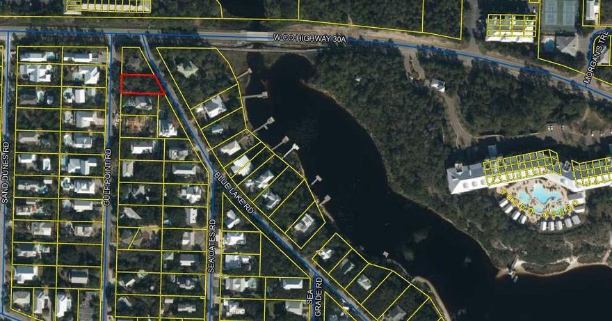 Lot south of HWY 30A in very desirable Blue Mountain Beach Subdivision. This lot fronts 2 roads so home can be designed with additional options. Easy beach access just steps away with full beach privileges   and also just a bike ride to restaurants ,shopping etc. Quiet area on west end of HWY 30A, Great opportunity to build the beach home you always dreamed of having.