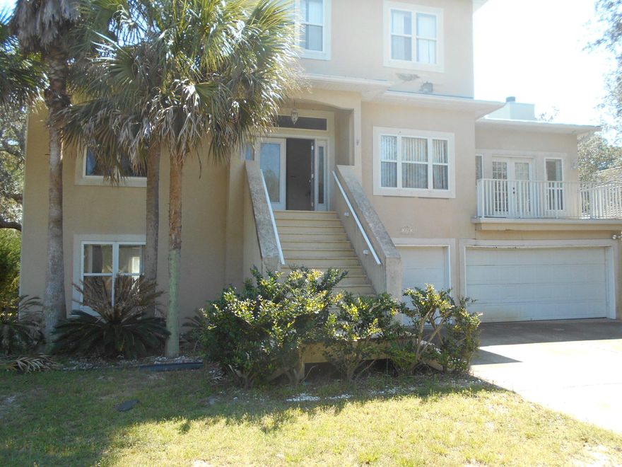 waterfront home in gated Lakewood estates on Eastern Lake along scenic 30a. Lot of potential in this home. Large living area with fireplace, and view of the lake. The entire 3rd floor is the master suite with large bath. The lower level has two large rooms that could be used as a game room , office , den or play area.