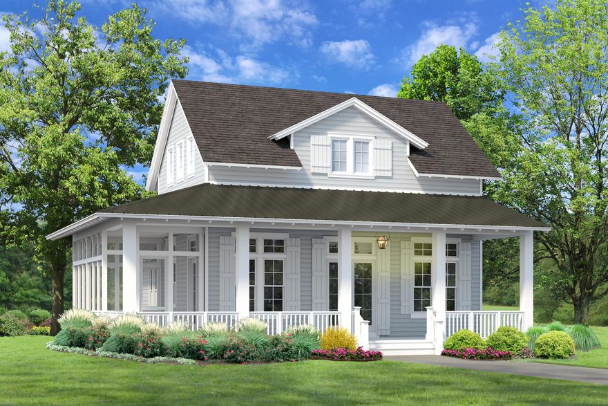 Entered for Comp Purposes Only! Now available from Romair Homes, this Millbrooke plan exhibits beautiful and convenient design with 3 bedrooms, 3 full bathrooms, and 1 half bath. An open kitchen, dining room and great room make entertaining and family time cohesive and comfortable. This home will incorporate beautiful covered porches offering additional living space including an upstairs family room! The luxurious features continue inside with 12' ceilings in the great room, wirebrushed wood floors, quartz countertops, soft-close cabinets and drawers and Thermador Pro Harmony Professional Series appliance package including a 36'' gas range.