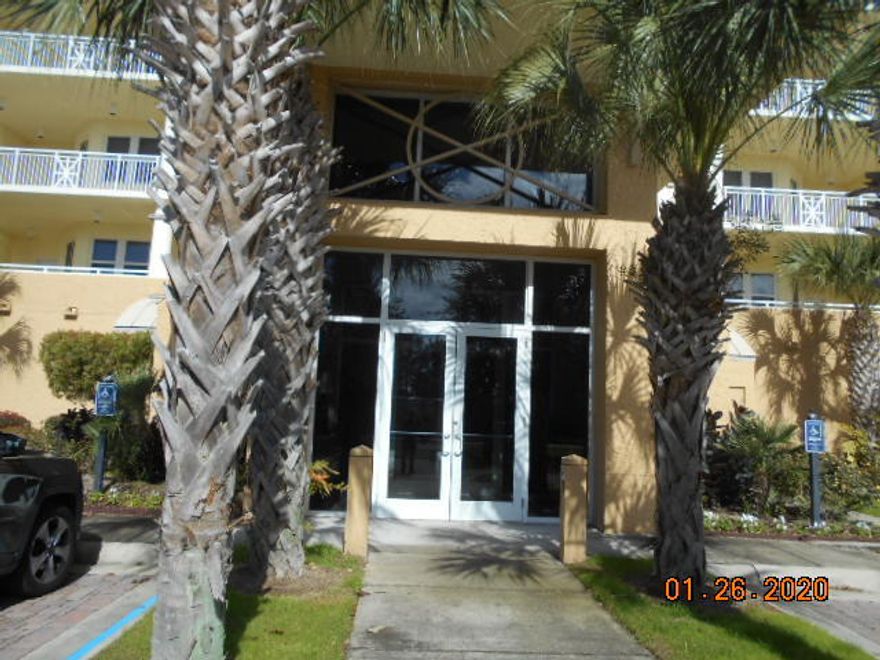 REO. 3 bedroom condo with oversized balcony is now available for purchase. So many enjoyable features of this condo... the open design and large kitchen are great for entertaining, as is the oversized balcony which is partially screened in and shaded for your comfort, but also features an expanded open area if you want to lounge in the sunshine. This layout has a very comfortable master suite with a spacious bedroom, large picture window & sliders to the balcony, a walk-in closet and exceptional bath including dual vanities, a walk in shower and beautiful garden tub. Conveniently located near the Pool & Spa, BBQ area and fitness center. You can also walk across the street to the Lost Key Golf Clubhouse which features a restaurant and fully stocked golf pro-shop. Tennis courts, a beach acce