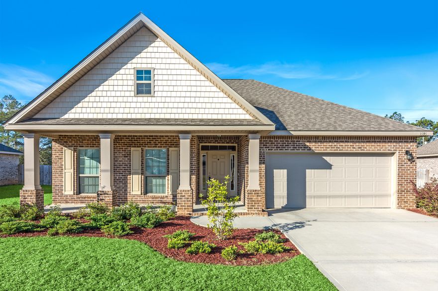 Wonderful home located in Autumn Woods subdivision just minutes from shopping and schools in North Crestview! 3 bedrooms, 2 baths open floor plan with beautiful kitchen and dining room that over looks the large back yard. Trey ceilings in the living room and Master bedroom. Separate shower and garden tub in Master bath with large Master closet. Split bedrooms floor plan. Quiet neighborhood just down the road from the ball fields! Buyer to verify all information deemed important.