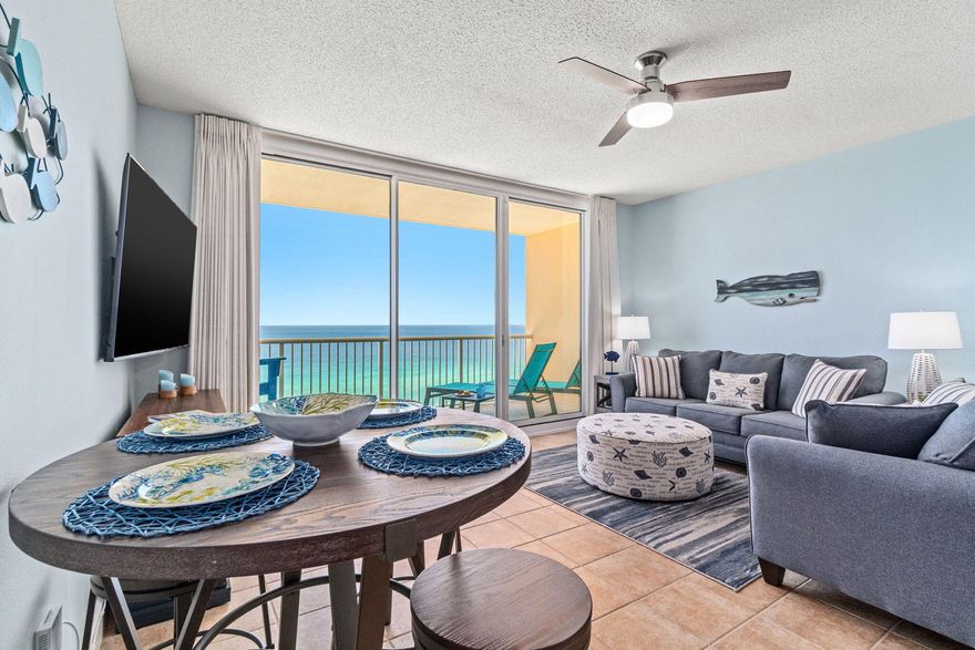 Introducing an unparalleled opportunity to own a slice of paradise at Majestic Beach Resort Unit 1-1406 in Panama City Beach, Florida. This exquisite condo not only offers luxurious beachfront living but also includes a rare and coveted amenity: a private deeded parking spot on the crossover floor, valued at $25,000.

Nestled along the stunning Gulf shores, this unit allows you to enjoy days of bliss on the pristine white sands and in the emerald waters, just moments away from your doorstep. Lounge by the resort's three outdoor pools or two indoor pools, or unwind in one of the three hot tubs after a day of beachside relaxation or adventure. Step inside to discover a beautifully updated space, featuring tile floors and quartz countertops that exude modern elegance. With ample space for relaxation and entertaining, this condo is perfect for spending quality time with family and friends.

The bunk room, thoughtfully updated with a farm door for maximum privacy, boasts its own private bathroom, while the master bedroom offers new LVP flooring and a private ensuite bathroom complete with a soaking spa tub and shower.

Additionally, the inclusion of a private deeded parking spot on the crossover floor adds exceptional value to this already remarkable property, providing convenience and peace of mind for residents and guests alike.

With a proven annual income of $58,000 gross and significant owner usage flexibility, this unit represents an exceptional investment opportunity in the sought-after Panama City Beach real estate market.

Don't miss out on this chance to own a piece of paradise with added value - schedule your showing of Majestic Beach Resort Unit 1-1406 today and seize the opportunity to experience coastal living at its finest.