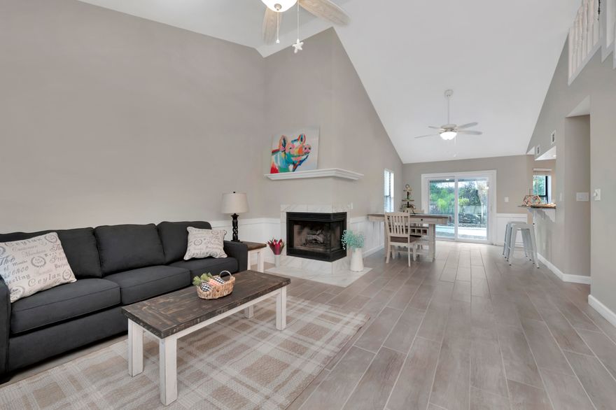 Don't care for Destin traffic but would love to live in Destin? This is the home for you! Located in West Destin makes navigating around town a breeze with all the back roads, close to crab island, shopping, McGuires, the harbor and more! For the days you just want to relax you can with your backyard oasis! Inground gunite pool with tropical landscaping to enjoy. Don't forget about the inside! Featuring updated Kitchen, bathrooms, freshly painted, new windows, vaulted ceilings, fireplace (even in Florida you'll need one), two car garage, and extra parking for a boat/small RV/Trailer. The master, located on the first floor along with a guest half bath. The two bedrooms upstairs connect thru a jack-n-jill bath! Come take a look today!