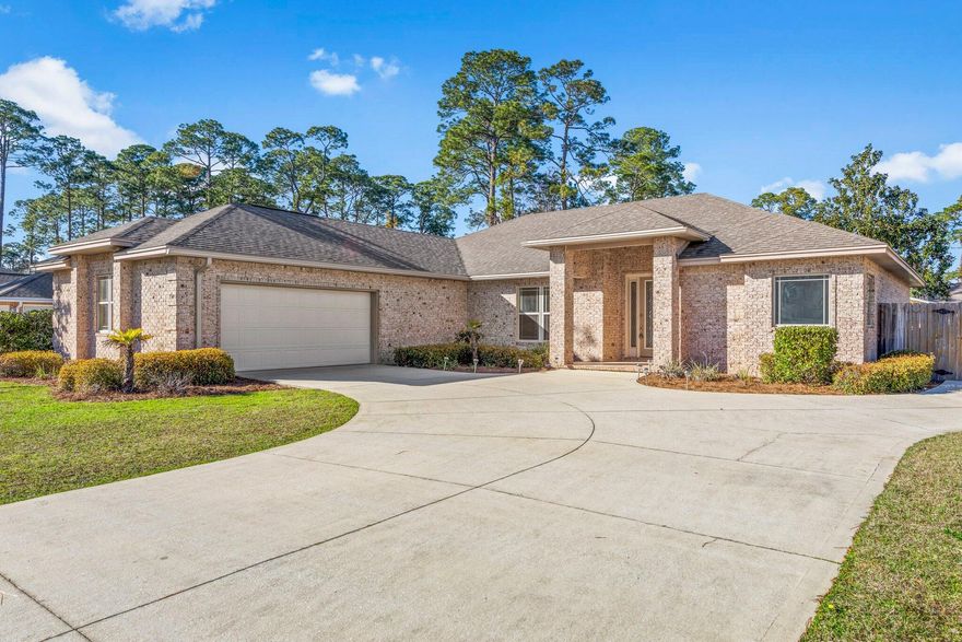 Desirable Niceville location! Stunning all brick single-story home with a side-entry 2 car garage. Soaring ceilings throughout. Fabulous master suite featuring 2 large closets, corner whirlpool tub, separate oversized walk-in shower, and custom tile work. Spacious kitchen with nook features granite counter tops, stainless steel appliances and custom Maple cabinetry. Living Room is detailed with crown molding, gas fireplace with tile surround & built-in media center. All the quality and attention to detail you have come to expect from this area. Large back yard features a screened enclosed porch and a ''she'' shed. There is even your own basketball court! Owner will consider a dog with restrictions, NO CATS. Any dog must be spayed/neutered, current on all shots & housebroken. Requires a non refundable pet fee.
Any person 18 years old or older must apply separately. Tenants required to carry renter's liability insurance. Ice Maker not warranted