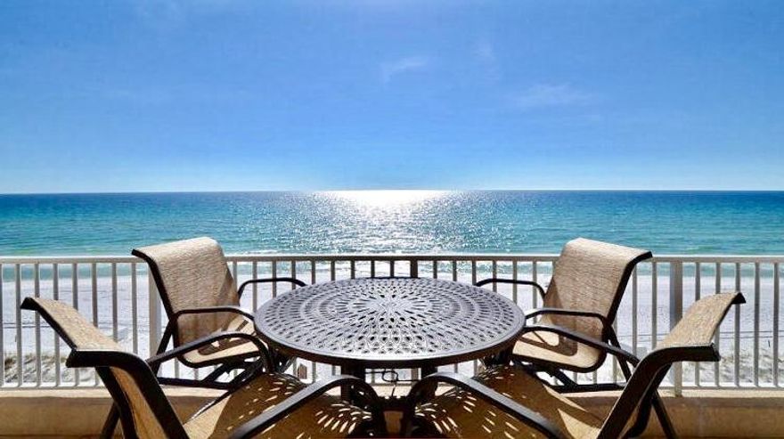 ENJOY AMAZING SUNRISE and SUNSET VIEWS! Rare opportunity to own this beautiful 3-bedroom 3-bath Gulf front condo located in the prestigious Inn at Crystal Beach as your second home or investment property! Magnificent views of the pristine white sand and cerulean waters of the Gulf of Mexico from your spacious private balcony located in the center point of the building! This tastefully decorated rental ready 5th floor unit was recently remodeled, with updates including fresh paint, new living room furnishings and decor. Kitchen with wood cabinets, stainless steel appliances and granite counter tops. Updated bathrooms with granite counter-tops throughout. On-site amenities in this full service resort include a 24-hour front desk, fitness center with gulf views, business center, and meeting room as well as a Gulf-front pool and spa, gated underground parking, sun deck and BBQ grilling area. The Inn's expansive private beach is easily accessible from 2 boardwalks and allows you to relax and enjoy one of the least crowded beaches in Destin!  The Inn at Crystal Beach is also home to 790 on the Gulf, a casual restaurant and bar featuring breathtaking views from both indoor or outdoor seating, as well as a terrific happy hour!

The Inn at Crystal Beach sits in the heart of the quaint Crystal Beach community, a highly desirable vacation and investment location offering a wide variety of shopping, dining and entertainment options within walking distance or just a short drive away.  If you are looking for luxury in the heart of Destin...this is the place for you!

Please be sure to take a walk trough this AMAZING Unit with the  virtual tour provided in photos tab.

Buyer to verify all dimensions and pertinent information!