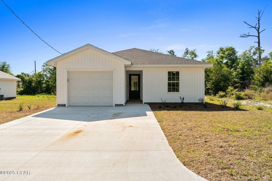 Brand New Construction - INSTANT EQUITY - Same House next door sold for $265,000. Welcome to this beautifully crafted new build offering 3 bedrooms, 2 bathrooms, and 1,142 square feet of thoughtfully designed living space. Step inside and enjoy the open concept layout, soaring 9-foot ceilings, and durable luxury vinyl plank flooring throughout the main living areas. The kitchen features a sleek island with storage and pendant lighting, stainless steel appliances, and crisp white cabinetry that pairs beautifully with the modern tile backsplash and contrasting island. Natural light pours in through large windows, making the living space feel bright and welcoming. Additional highlights include: All-electric utilities, one-car garage with extended driveway, and w/d hookup in garage. Brand New Construction - Move-In Ready! INSTANT EQUITY - Same House next door sold for $265,000Welcome to this beautifully crafted new build offering 3 bedrooms, 2 bathrooms, and 1,142 square feet of thoughtfully designed living space. Step inside and enjoy the open concept layout, soaring 9-foot ceilings, and durable luxury vinyl plank flooring throughout the main living areas. The kitchen features a sleek island with storage and pendant lighting, stainless steel appliances, and crisp white cabinetry that pairs beautifully with the modern tile backsplash and contrasting island. Natural light pours in through large windows, making the living space feel bright and welcoming. Additional highlights include: All-electric utilities, one-car garage with extended driveway, and washer and dryer hookup in the garage. Whether you're a first-time homebuyer, downsizing, or looking for something brand new and low-maintenance, this home checks all the boxes. Schedule your showing today and be the first to call it home!