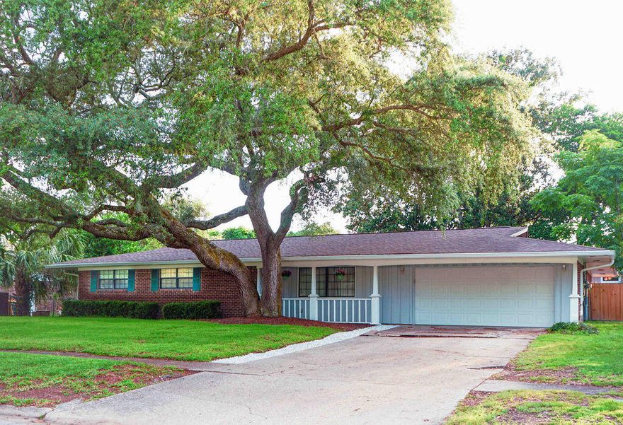 Great Location!  Sellers are offering a Loan Assumption at 3.62% on the $429K of their VA Loan.  All Brick 3 Bed/2 Bath home in the highly desired Kenwood neighborhood.  Centrally located closed to both bases Eglin AFB and Hurlburt Field. Located within walking distance of Kenwood Elementary and Choctawhatchee High school. This home offers over 2100 heated square feet with a spacious living room and two separate family room/sitting areas.  One has a fireplace, the other has a full wall of windows looking out to the back yard; either one could be used for your dining area.  The kitchen has stainless appliances and plenty of cabinet space.  The fully fenced, private backyard is great for entertaining with an in ground pool, hot tub, fire pit and a building to use as a pool house or office space.  Inside, this beautiful residence boasts a brand new refrigerator and dishwasher, ensuring your kitchen is equipped with the latest appliances. The hot water heater, only two years old, provides reliable and efficient service. Enjoy the elegance and durability of ceramic tile flooring throughout the home. Additionally, you'll find stunning new bathroom vanities that add a touch of luxury to your daily routine. To top it all off, the home features a beautiful new front door, adding to its curb appeal and welcoming charm.
Step outside to your private oasis, complete with a brand new privacy fence and a spacious new deck, perfect for entertaining. The variable speed pool pump ensures your pool is always ready for a refreshing dip. Additionally, the home is equipped with gutters featuring a gutter guard system, providing low-maintenance protection from debris.