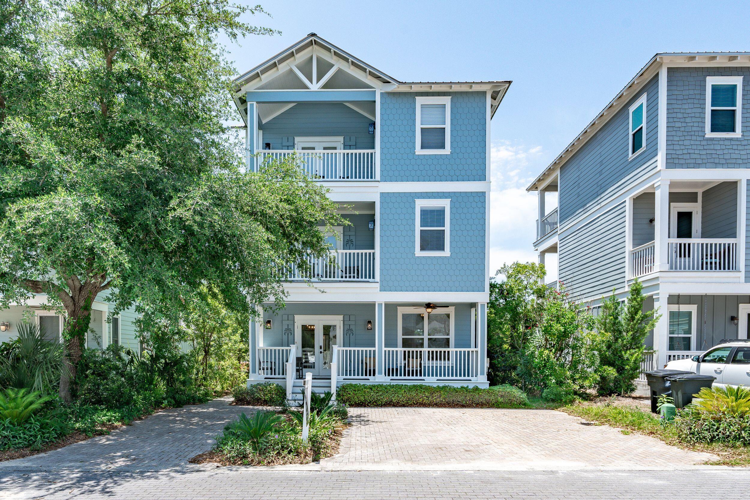 Welcome to 45 Abbey Road, a stunning coastal retreat nestled in the heart of Gulf Place's charming Coastal Grove neighborhood. Coastal Grove is walking distance to beautiful beaches, amazing restaurants, great shopping, and does not have an HOA! This meticulously maintained residence offers the epitome of comfort and convenience, boasting 4 bedrooms and 4.5 baths, ensuring ample space for relaxation and rejuvenation.