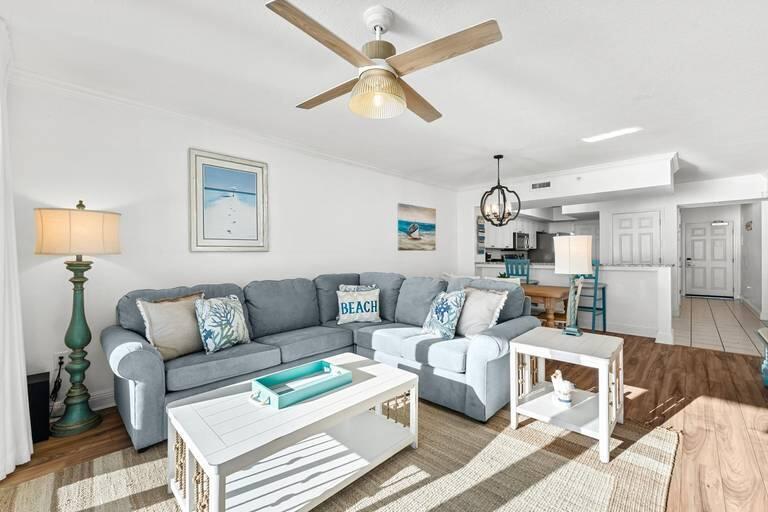Welcome To Emerald Beach 1331! Discover Luxury Living In This Stunning Gulf Front Condo! Featuring 2BR|2BA+Bunks, This Residence Is Designed For Comfort & Relaxation And Includes New Furniture (November 2024)! The Well-Appointed Kitchen Offers Stainless Steel Appliances, Granite Countertops & Spacious Breakfast Bar Ideal For Any Culinary Enthusiast. The Gulf Front Main Bedroom Is A Serene Retreat Complete With A Private Bathroom That Includes Double Vanity Sinks, Relaxing Tub & Standalone Shower. An Additional Guest Room, Full Bathroom & Hallway Bunks Complete The Residence & Will Comfortably Sleep 8-10 Guests. Emerald Beach Is A Premier Resort That Offers A Wealth Of Amenities Ensuring Endless Entertainment & Relaxation. Dive Into The Sparkling Beach Front Pool & Get A Cocktail ---> At The Tiki Bar Or Enjoy A Refreshing Swim In One Of The Additional Pools Onsite. Satisfy Your Cravings With A Visit To Starbucks That's Located In The Building Or Browse The Surf Shop For All Of Your Beach Essentials. You'll Love The State-Of-The-Art Fitness Center & Indulge In A Variety Of Your Favorite Games That Are Available Around The Property. This Condo Truly Offers A Lifestyle Of Convenience & Leisure In The Heart Of Panama City Beach. Located Just Minutes Away From All Of The Dining, Shopping & Entertainment That PCB Is Known For. Call Today To Arrange Your Private Viewing & Make This Exceptional Condo Yours!