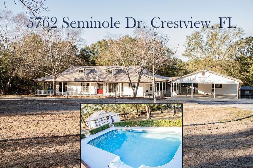 Don't be mistaken, this beautiful home lives so much larger than it actually is! Overlooking an inground pool & 2 spring fed stocked ponds this one of a kind home is sitting waiting for its new family! So many amenities. Green house plus huge workshop. Home has a full house generator and sprinkler system plus enclosed storage shed with loft attached to house above the carport. If that's not enough there's also a detached garage attached to the workshop plus huge lean too & RV hook up. French doors from the living room open out onto the pool overlooking the beautiful view. Lovely sunroom off the master bedroom, can also be used as an office. New floors throughout the main living areas. All in all a stunning piece of propertyfor sure!