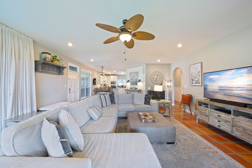 *** IT'S TRUE -- A HIDDEN DUNES BEACH VILLA ON THE LAKE *** BEAUTIFULLY RENOVATED *** THE CLOSEST GROUP OF VILLAS TO THE PRIVATE BEACH *** 3/3 BEACH VILLA ON THE LAKE WITH SUNSET VIEWS AND A LARGE GREEN SPACE *** GATED COMMUNITY *** GREAT INVESTMENT *** BEAUTIFUL VIEWS OF THE LAKE, FOUNTAIN, AND SUNSETS FROM THE WRAP-AROUND SCREENED PORCH AND LIVING ROOM. THIS HOME WILL CONVEY FULLY FURNISHED AND RENTAL READY. ARE YOU LOOKING FOR A PRIMARY, SECOND HOME, OR VACATION RENTAL? ASK YOURSELF THIS...  WHERE ELSE CAN YOU FIND A BEAUTIFUL 3 BEDROOM, 3 BATH HOME THAT CAN SLEEP 8 PEOPLE JUST STEPS FROM A PRIVATE BEACH WITH NO ROADS TO CROSS, IN A GATED RESORT WITH MAGNIFICENT LAKE VIEWS AND INCREDIBLE AMENITIES AT THIS PRICE POINT?
THIS VILLA WOULD MAKE A WONDERFUL FULL-TIME RESIDENCE OR A TOP-PERFORMING RENTAL READY TO GENERATE REVENUE ON DAY ONE. DISCOVER THE EPITOME OF RENOVATED LUXURY IN THIS GROUND-FLOOR ABODE, WHERE EVERY DETAIL HAS BEEN METICULOUSLY CURATED FOR YOUR COMFORT AND AESTHETIC PLEASURE. THE OPEN FLOOR PLAN SEAMLESSLY BLENDS ELEGANCE WITH FUNCTIONALITY, HIGHLIGHTING CHIC NEW FURNISHINGS, SLEEK FINISHES, AND DESIGNER LIGHTING THAT COLLECTIVELY CREATE A MODERN YET WELCOMING AMBIANCE. THE LIVING AREA, BATHED IN NATURAL LIGHT FROM THE WESTERN WALL OF SLIDING GLASS DOORS, EXTENDS INTO A VOLUMINOUS WRAP-AROUND SCREENED PORCH, OFFERING UNPARALLELED VIEWS AND AN IDYLLIC SETTING FOR RELAXATION OR ENTERTAINMENT.
THE KITCHEN IS A CHEF'S DREAM, FEATURING PRISTINE WHITE CABINETRY, NEW WHITE  COUNTERTOPS, A STYLISH TILE BACKSPLASH, AND A FULL SUITE OF STAINLESS-STEEL APPLIANCES INCLUDING A GAS COOKTOP, DOUBLE OVENS, AND A NEWLY INSTALLED DISHWASHER, REFRIGERATOR, AND MICROWAVE. THE MASTER SUITE IS A HAVEN OF TRANQUILITY, OFFERING DIRECT ACCESS TO THE SCREENED PORCH AND VIEWS OF THE LAKE AND SUNSETS. IT COMES COMPLETE WITH AMPLE CLOSET SPACE AND AN EN-SUITE BATHROOM FEATURING A DOUBLE VANITY, NEW WALK-IN SHOWER, AND A LARGE JETTED GARDEN TUB.
AS YOU ENTER THIS GROUND-FLOOR VILLA YOU WILL IMMEDIATELY APPRECIATE THE OPEN FLOOR PLAN AND BEAUTIFUL FURNISHINGS. THIS HOME LIVES LARGE WITH 9' CEILINGS AND A LIVING AREA FLOODED WITH NATURAL LIGHT FROM THE SLIDING GLASS DOORS THAT OPEN TO THE "CROWN JEWEL OF THE HOME"  THE HUGE WRAP-AROUND SCREENED PORCH WITH BEAUTIFUL VIEWS OF THE LAKE AND FOUNTAIN. THIS SPACIOUS PORCH OFFERS SEPARATE DINING AND LOUNGING AREAS, INCLUDING A COZY PORCH SWING. THIS VILLA HAS A UNIQUE SETTING WITH A LARGE GREEN SPACE JUST OFF THE SCREENED PORCH. ADULTS CAN RELAX WHILE WATCHING KIDS RUN AND PLAY. A CONVENIENT DOOR FROM THE PORCH LEADS DIRECTLY TO THE LAWN AREA, THE FISHING PIER ON THE LAKE, AND THE VILLA POOL  AS WELL AS THE PATH TO THE BEACH.
THE LARGE MASTER SUITE FEATURES A WALK-IN CLOSET, A DOUBLE CLOSET, A LINEN CLOSET, AND A PRIVATE DOOR TO THE SCREENED PORCH. THE MASTER ENSUITE BOASTS A DOUBLE VANITY, LARGE WALK-IN SHOWER, AND JETTED GARDEN TUB. THE UNIT IS BEAUTIFULLY FURNISHED AND INCLUDES TWO GUEST BEDROOMS AND BATHROOMS. THE EXTERIOR OF THE VILLA WAS RECENTLY PAINTED AND NEW SCREENS INSTALLED ON THE PORCHES.
THE LOCATION OF THIS VILLA IS EXCEPTIONAL. RARELY DO THESE LAKEFRONT 3/3 VILLAS COME ON THE MARKET. THIS GROUP OF VILLAS IS THE CLOSEST TO THE PRIVATE BEACH. IT IS ALSO JUST STEPS FROM THE GAS GRILLS, HEATED POOL, HOT TUB, FISHING LAKE, GAZEBO, FOOD TRUCK, AND PICNIC AREA. AS YOU EXIT THE RESORT, YOU ARE CLOSE TO THE ENTERTAINMENT VENUES OF SANDESTIN, SILVER SANDS OUTLET MALL, PUBLIX, AND GRAND BOULEVARD.
HIDDEN DUNES BEACH AND TENNIS RESORT IS A PRIVATE, LOW-DENSITY, GATED, BEACHFRONT COMMUNITY CONSISTING OF 27 MANICURED ACRES WITH AN ABUNDANCE OF... 
MANICURED MATURE NATURAL VEGETATION, WALKING PATHS, LIGHTED FOUNTAINS, AND POOLS. THIS FAMILY FRIENDLY RESORT IS FLANKED EAST AND WEST BY SINGLE FAMILY PRIVATE COMMUNITIES WITH NO HIGH-RISES TO BLOCK YOUR VIEW OF SUNRISE AND SUNSET. THIS ALSO ENSURES VERY LOW-DENSITY BEACHES. THIS PRIVATE BEACH FRONT DEVELOPMENT BOASTS A PROFESSIONAL TENNIS FACILITY WITH 6 RUBICO COURTS, PICKLEBALL COURTS AND A PROSHOP, IN-SEASON TRAM SERVICE, HORSESHOE AND CORN HOLE PITS, 2 COMMUNITY POOLS AND HOT TUBS, BB GRILLS AND 24-HOUR SECURITY. HIDDEN DUNES OFFERS A PRIVATE BEACH WITH FULL BEACH SERVICE. TENNIS ENTHUSIASTS FLOCK TO HIDDEN DUNES TO ENJOY SEASONAL TENNIS ACTIVITIES, TOURNAMENTS, INSTRUCTIONAL PROGRAMS TAUGHT BY USPTA TEACHING STAFF AND MATCHMAKING SERVICES FOR SINGLES AND DOUBLES PLAY.
TO MAKE YOUR LIFETIME MEMORIES WITH YOUR FAMILY AND FRIENDS ON THE QUIET SUGAR SAND BEACHES OF HIDDEN DUNES CALL ME TODAY FOR MORE INFORMATION.  
BUYER TO VERIFY ALL INFORMATION.
