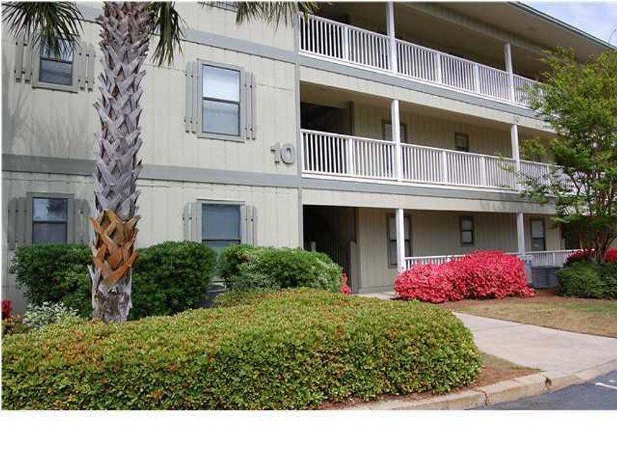 This ground floor is located right behind one of the pools for direct access. The patio is facing the pool but still private. There are granite counter tops in the kitchen and this unit does have a washer and dryer located within the unit. There are extra built in cabinets and all the furnishings are included in the price. There are two lighted tennis courts and two community pools with wonderful grounds for strolling around. The complex is directly in front of a public beach access so the Gulf is but a short walk away.This is a non-rental unit so there is no rental history. This complex is pet friendly for owners and renters of 6 months or more but short term rentals are not allowed pets.