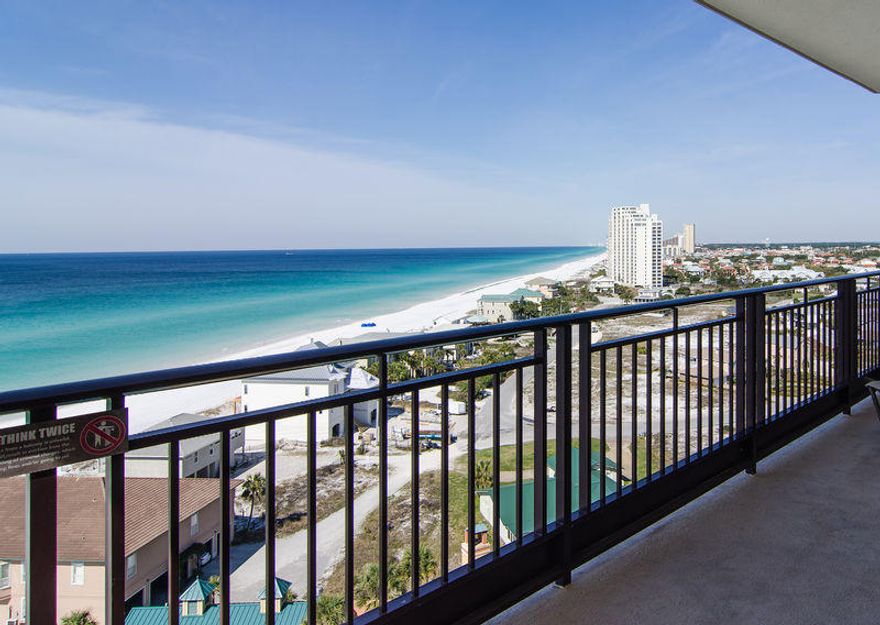 BEACH FRONT Condo, with WESTERN and SOUTHERN VIEWS from EVERY ROOM from BEACH to BAY and ALL THE WAY to DESTIN - INCREDIBLE SUNSETS! Plus the location of this unit in the building affords you a VERY PRIVATE BALCONY. Turn key ready and COMPLETELY UPGRADED. The kitchen has been opened up to the dining and living areas and boasts sleek granite counter tops and stainless appliances. Two spacious bedrooms and two bathrooms, also with granite, this meticulously maintained condo blends all the comforts of home with modern touches. In unit laundry and a separate storage unit also a plus! Average annual gross rental income exceeded $57,000 over the past 2 years with some owner usage!! Perfect as a second home, investment property or full time residence. It just doesn't get any better than this!...