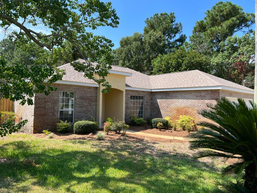 Beautifully renovated 3 bedroom 2 Bath home is perfectly located in a quiet cut-de-sac just a stones throw away from everything coastal living has to offer! Master Bedroom is spacious with adjoining master bath, complete with shower/garden tub.  Two additional bedrooms which share the second bath. Large back yard is completely fenced. Kitchen and bathrooms feature granite countertops, brand new luxury vinyl plank flooring, new ceiling fans and light fixtures throughout. There is also driveway parking for a boat and a boat ramp just blocks away! Pest control and lawn care is also included!