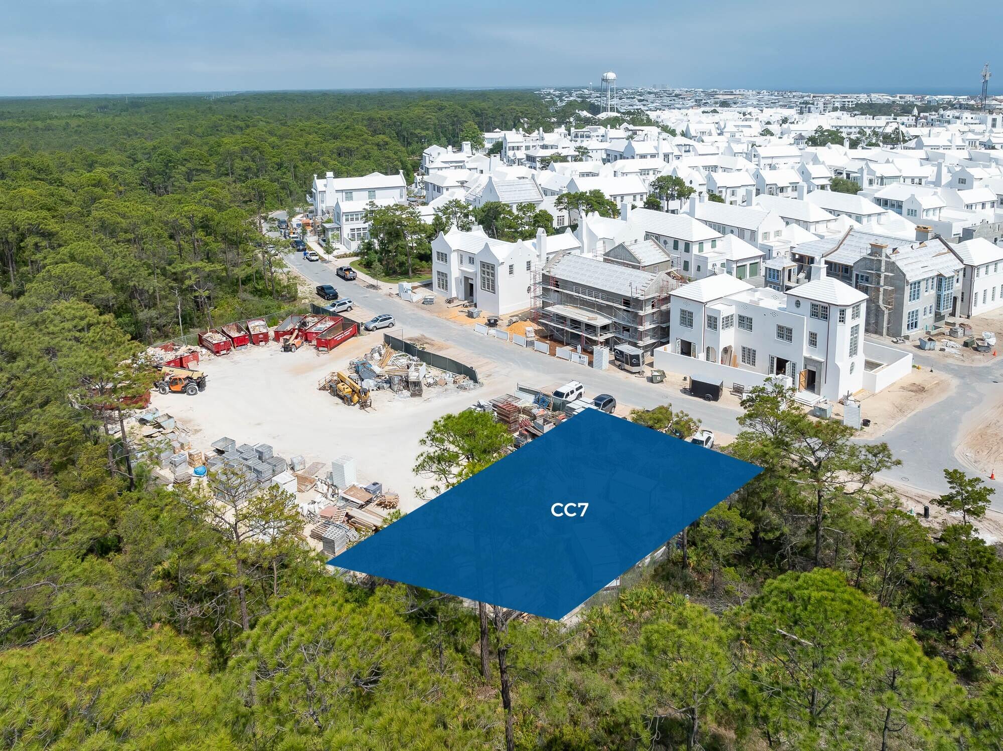 Fronting the 20-acre nature preserve, this large homesite provides privacy and opportunity to deliver a spacious home. CC7 is also near the new Silva amenity that is to begin construction summer 2024, consisting of a snack bar & bar, large pool, an event barn, and lawn.