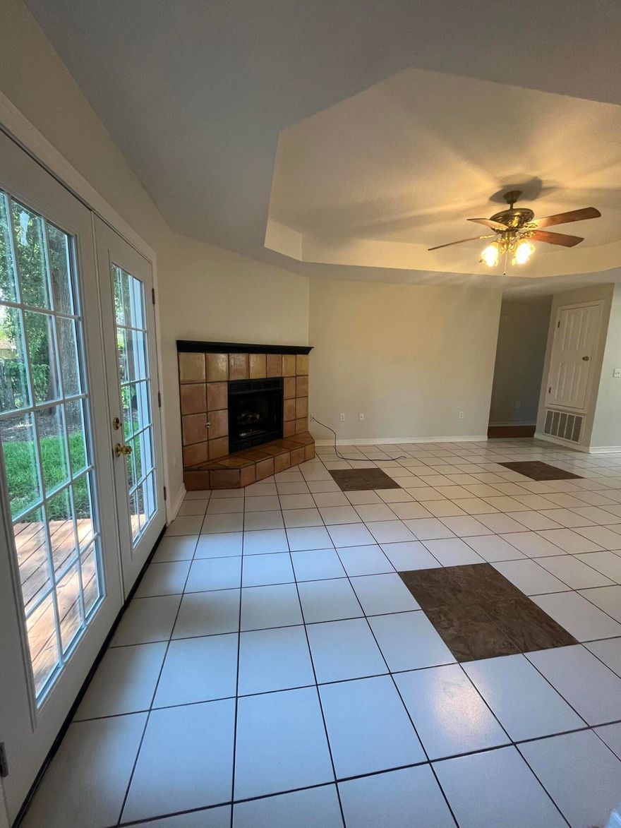 Centrally located,  this spacious 4-bedroom, 2-bathroom home  has new paint throughout, new floors in master bath and kitchen, new gas stove and fenced back yard, 2-car garage with large driveway for additional parking.  The split-bedroom floor plan provides privacy and convenience for all residents. The home features a gas fireplace, with a breakfast nook area, and does have vinyl and tile for easy clean up.  The kitchen is equipped with a new gas stove/oven, refrigerator with ice maker, dishwasher, garbage disposal, making meal preparation a breeze. For added convenience, a washer/dryer is included as is. Step outside and enjoy the fenced backyard.  Don't miss out on this incredible opportunity to make this Fort Walton Beach your long-term home sweet home!