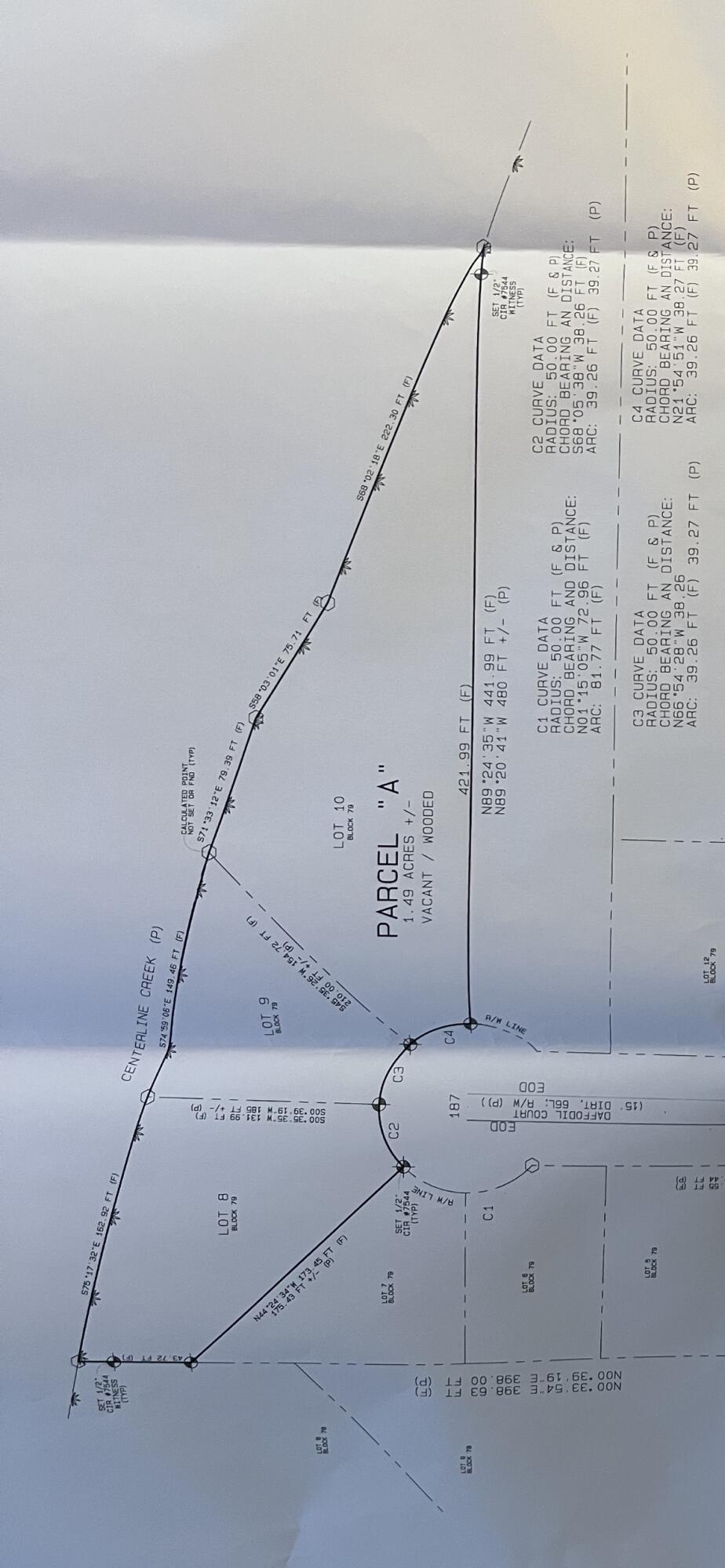 Don't miss this fantastic opportunity to own 1.49 acres high and dry located at the end of a peaceful cul-de-sac with a creek at back of property! Whether you're ready to bring your building plans or set up a mobile home, the possibilities are endless. This property includes three lots and has an existing mobile home that holds no value, but utilities are available. Enjoy privacy, space, and the freedom to create your ideal setup on this versatile piece of land! Survey Available!!