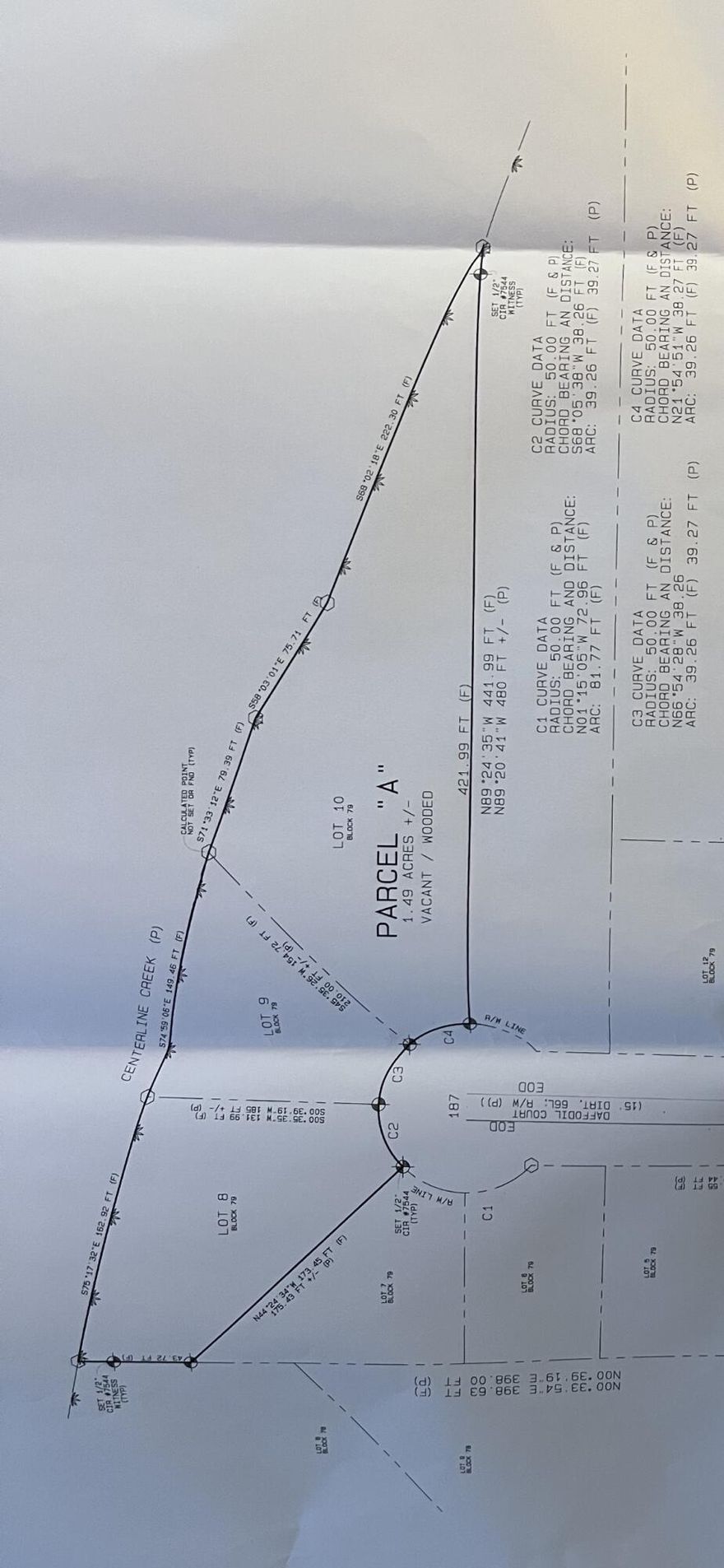 Don't miss this fantastic opportunity to own 1.49 acres high and dry located at the end of a peaceful cul-de-sac with a creek at back of property! Whether you're ready to bring your building plans or set up a mobile home, the possibilities are endless. This property includes three lots and has an existing mobile home that holds no value, but utilities are available. Enjoy privacy, space, and the freedom to create your ideal setup on this versatile piece of land! Survey Available!!