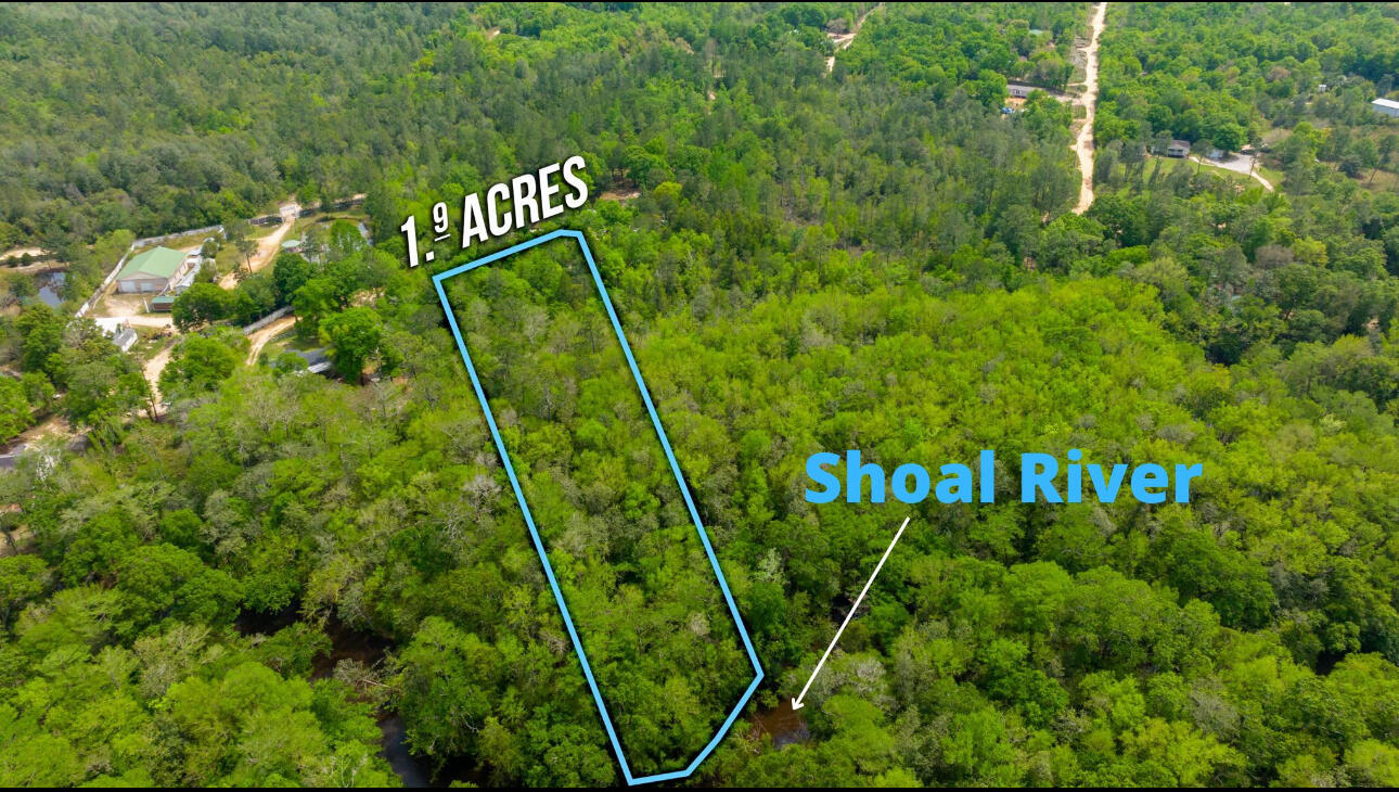 Nearly 2 acres on Shoal River! A private place for your next adventure! Enjoy your own piece of paradise on the Shoal River!