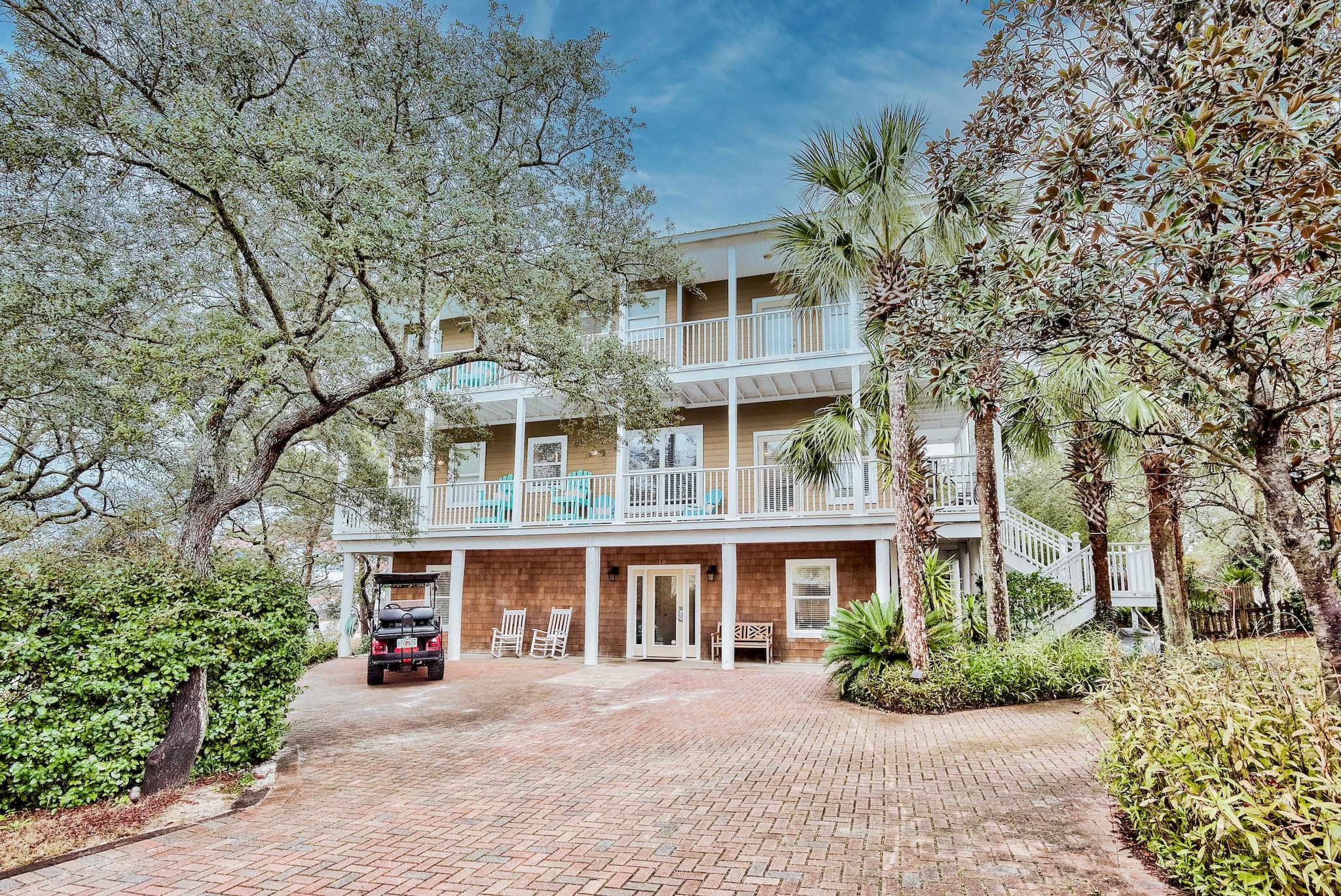 Popular vacation rental with backyard oasis! Located south of 30A in Blue Mountain Beach, this home ticks all the boxes for a perfect beach house. The current bookings are $160,000 and projections are $170,000. Investors looking to boost income even further can utilize the double sized lot which has plenty of room for a carriage house. The beach access is just a short walk down the street and the 30a walking path is steps from your front door.