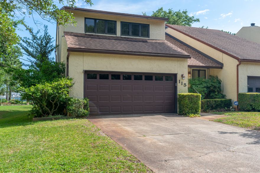 WATERFRONT Townhome with shared DEEP WATER DOCK and boat lift, right in the heart of Shalimar on Chocktawhatchee Bay. This END unit offers approx. 1900sf with two living areas downstairs and a nice view of the Bay from the living area and kitchen, granite counters in the kitchen & a full bath downstairs with inside laundry. Upstairs you'll find 3 bedrooms, all with access to the upstairs balcony (which expands the full length of the unit), guest bath w/double vanity, Master suite with so much potential to update and remodel, but currently features all the amenities a master needs as well as a sitting area. Enjoy all that living on the water has to offer right here at 115 Clifford Dr. You won't want to miss out on this great opportunity to live & Play on the water!!