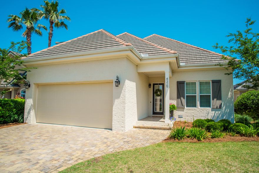 GREAT VALUE in the gated, premiere community of Kelly Plantation!!! Currently the lowest priced home in Kelly Plantation, this lovely brick home is located on the exceptionally manicured 16th hole of the Kelly Plantation Golf Course. Its charming Carriage Place location offers great golf course views and great convenience! The beautiful landscaping is maintained by the association as an extra bonus! Conveniently located near the front guard-gated entrance, this location is ideal! This floor plan offers a beautiful downstairs master, with two additional bedrooms located on the first floor as well. Off of the main living area is a cozy screened porch...the perfect spot for outdoor living! The second level features a spacious landing with an additional bedroom/bath and a bonus room!