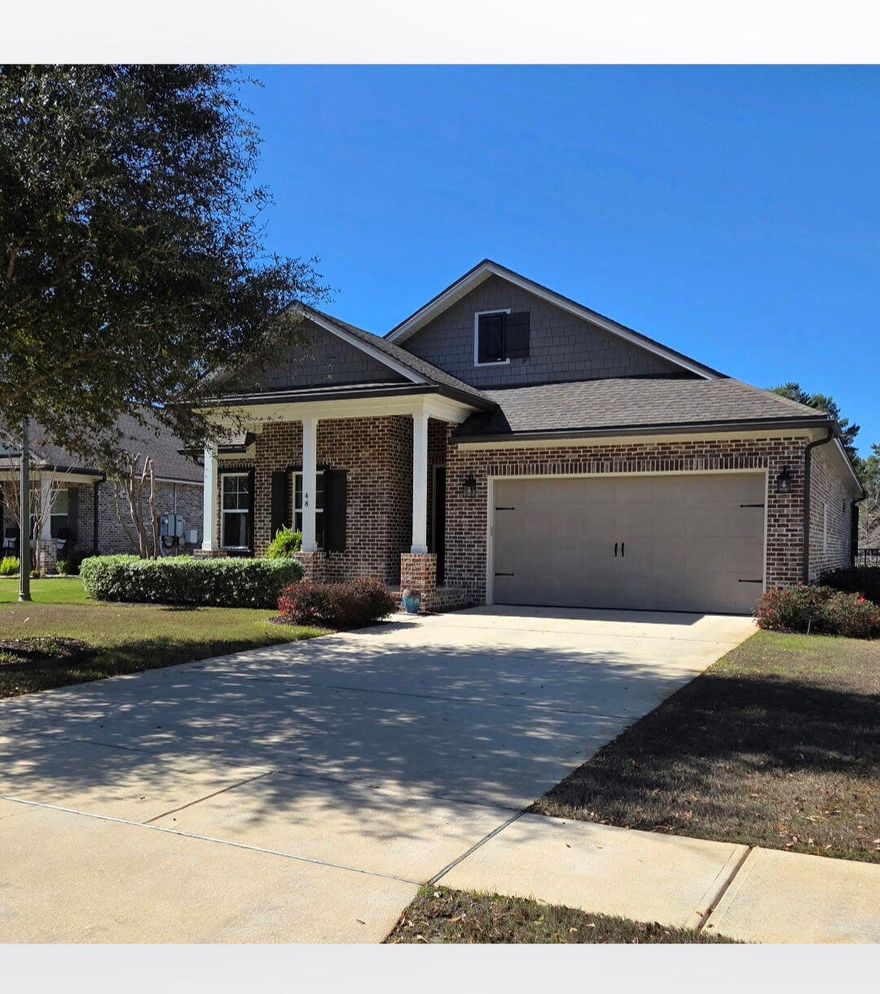 Experience serenity in this lakefront Randy Wise home w/ top-of-the-line finishes and has been meticulously kept! The lake views and cul-se-sac location, provides a private oasis within the heart of Hammock Bay. The open gourmet kitchen features pristine white cabinets, custom quartz counters, upgraded appliances and a sprawling island perfect for entertaining. Upgraded luxurious vinyl plank flooring throughout. Enjoy the comforts of a large living room with access to a covered and screened in back porch w gas access for a grill. The porch opens up to an additional 13X22 open air patio.  Fantastic views of the large, fenced in back yard and lake. Retreat to a stunning mbdr that easily accommodates oversize furniture, complete with a luxurious en-suite bath. Hammock Bay amenities included!