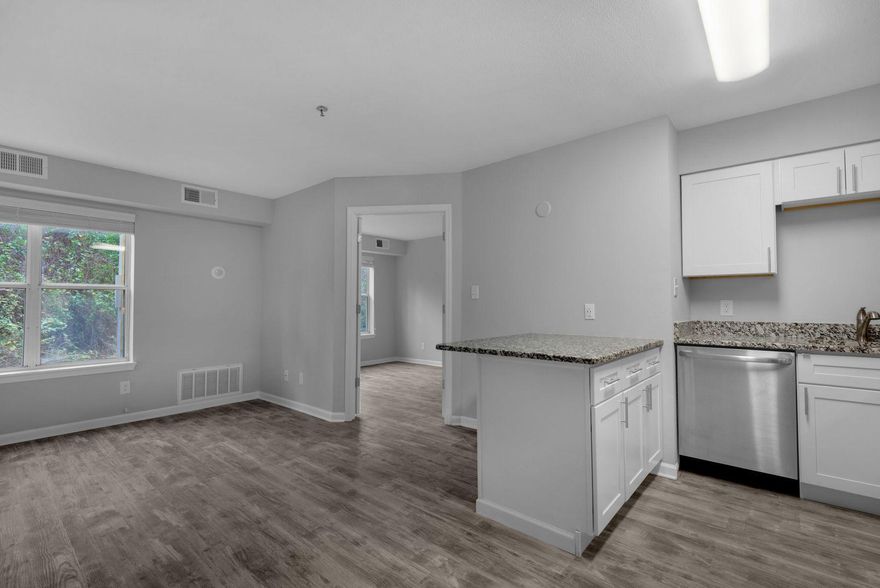 Located just one red light East of Sandestin Resort, Pointe of View condos are perfectly situated behind the shops of Grand Boulevard, convenient to both Destin and South Walton. The community amenities include an outdoor pool and fitness center. This recently remodeled ground floor unit in building six is ready for a new owner. Low maintenance LVP flooring, stainless appliances, granite countertops, new paint and more makes it the perfect property for primary, second home or investment.