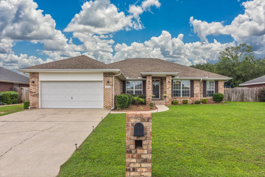 Beautiful and spacious 4 bedroom, 2 bath home in Lee Farms. This home has been well maintained with newer carpets in the bedrooms, recently painted throughout the home, and New fridge in the kitchen! In the back yard, there is a platform fort with a sand box underneath for kids to enjoy, a fire pit, a small garden area and a sprinkler system in the yard! Come check out this beautiful home soon!