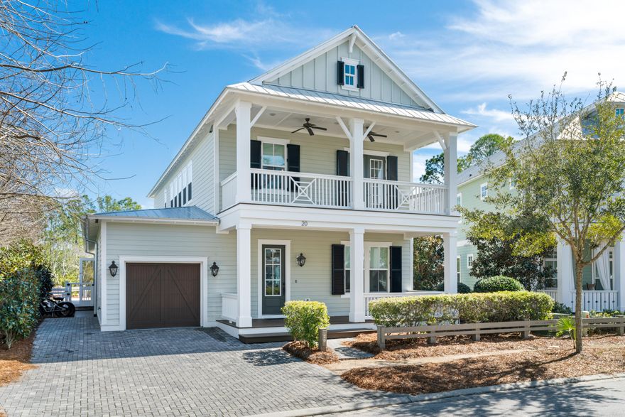 Impeccably Upgraded / Never Rented 6BR 6BA Watercolor home on a large private lot overlooking the pond and nature preserve. Truly exceptional outdoor living area has a large screened-in porch leading to a custom heated pool and spa with Sicis iridescent iris tile imported from Italy. Open floor plan with Master on Main and 2nd Floor Master, southern yellow Pine Hardwood floors, Provincial stain, upgraded lighting and water filtration system, professionally equipped kitchen with Jenn-Air appliance package and Sub Zero fridge, Timberlake cabinets, granite countertops and ice maker. There are 2 laundry rooms, ample storage space, upgraded shutters, gutter system, upgraded HVAC with air purification system, whole house generator and additional outdoor refrigerator. 3D Virtual Tour in Photos.