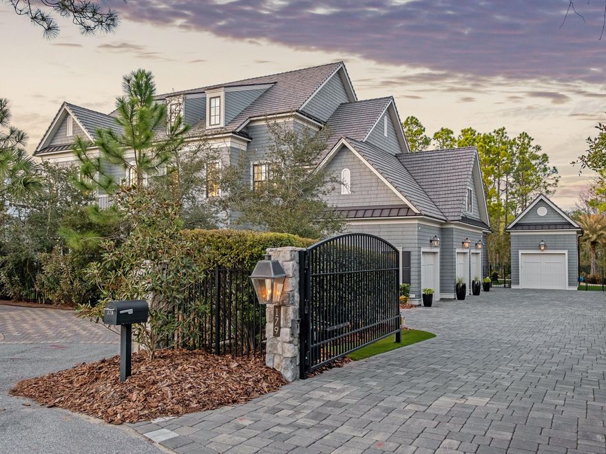 Welcome to a home that redefines coastal living, seamlessly blending timeless Southern charm with modern sophistication. Designed with heartfelt intention by T.S. Adams, this extraordinary property is more than a house--it's a legacy. Every inch of this thoughtfully crafted retreat invites connection, relaxation, and unforgettable moments.From the moment you arrive, the architecture evokes the grace of Charleston, infused with the coastal elegance that makes 30A iconic. Step into a sanctuary that offers both a serene escape and a vibrant gathering space for family and friends. The heart of the home is its chef-inspired kitchen, featuring a 60-inch Wolf 6-burner gas range, a Scotsman nugget ice machine, and abundant space for culinary creativity. Outside, an entertainer's dream awaits with a Kalamazoo 51" gas and wood-fire grill, Artisan pizza oven, and a full outdoor kitchen. Dine alfresco by the resort-style pool, or unwind in the screened-in patio complete with a cement ping-pong table and cozy living area.
Inside, luxury and functionality come together with multiple living spaces, a private elevator, and delightful surprises like a custom "Puppy Pantry" dog-washing station, a state-of-the-art golf simulator, and an infrared sauna. Whether hosting lively game nights in the oversized family room with a wet bar and high-top game table or enjoying quiet moments in the home gym, this property offers endless opportunities for entertainment and relaxation.
Practicality meets elegance with features like custom closets, abundant storage, a full-house generator, and an advanced security system. Best of all, there's no restrictive HOA, and beach access is just steps away, making this a true hidden sanctuary.
This is more than a homeit's a lifestyle where cherished memories are made, and every detail is designed to enhance your days. From poolside parties to beach strolls, this irreplaceable masterpiece is ready to be your story's next chapter.