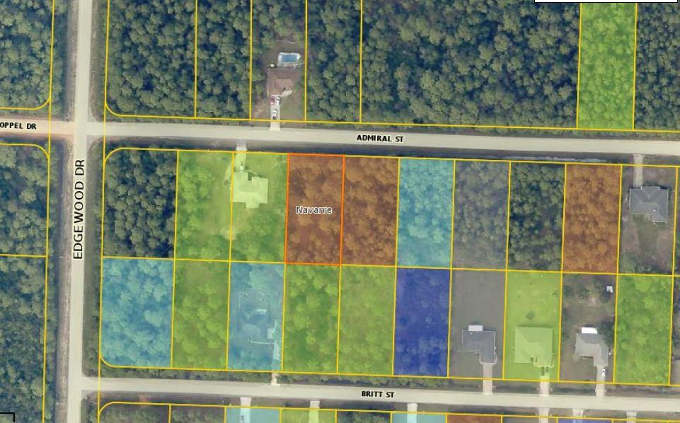 This is a beautiful lot has been mitigated and surveyed and is ready to go in the popular Holly By the Sea subdivision. 6621 Admiral Street is beside property (this one has not been mitigated or surveyed) and can be purchased with this property for $50,000 total. Both properties are .46 acres each.