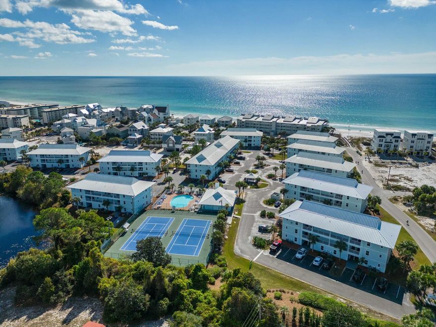 Experience Beach Bliss in This Updated 2BR/2BA Fully Furnished Condo! Seller to pay off assessments at closing!Just steps from Walton Dunes Beach Access, beautifully updated 1st floor unit in a peaceful, family-friendly beachfront complex is the perfect blend of relaxation and investment potential. Enjoy premium amenities, including two pools, pickleball/tennis courts, cornhole, outdoor grilling areas, & high-speed WiFi, everything needed for the ultimate beach retreat.With $18K in upgrades-including new furnishings, linens, TVs, fixtures, & fans--this condo is move-in ready for owners or guests. Nestled south of 30A, between Seaside and Rosemary Beach, you'll escape the crowds of Destin & Panama City Beach while staying within close  proximity to top dining, shopping, & golf. Spend your days soaking up the sun, taking sunset beach strolls, or biking along 27 miles of scenic trails. Outdoor enthusiasts will love the nearby YOLO board rentals, nature walks, and breathtaking views at Deer Lake State Park.

This condo isn't just a dream getaway! it's also a proven income generator! The current owners enjoy it for family vacations while earning an average of $33,060 annually through self-managed AirBnB/VRBO rentals, with even greater potential as a full-time short-term rental.

Beachside Villas has also undergone major community upgrades, including durable Hardie board siding, hurricane-rated windows, balcony door sliders, and new roofs, ensuring lasting quality and peace of mind. Plus, a summer golf cart shuttle makes getting around even easier!

Don't miss this incredible opportunity to own a slice of 30A paradise! Call today to schedule a private tour, you'll fall in love with this charming coastal community!

