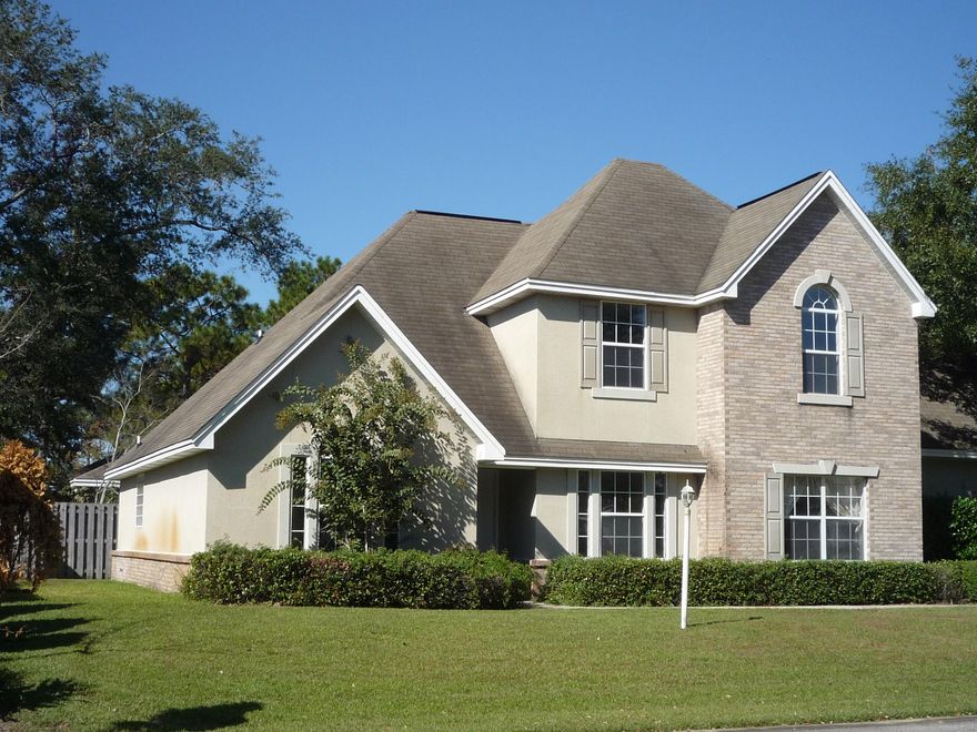 Price Reduced! Wonderful Home for Sale in Ft. Walton Beach in the North Ridge Creek subdivision and convenient to both bases, shopping, golf and our beautiful beaches. With a little TLC this home will shine. The great room features a gas fireplace and cathedral ceilings. The kitchen has an abundance of cabinets and an island for extra work space. Retreat to your spacious Master Suite on the first floor complete with double vanities, whirlpool tub, separate shower and large walk-in closet. Upstairs are three additional bedrooms, one with a walk-in closet, and another bath. An added bonus is the entertainment room with a projection screen and sound system. Free Homeowner Warranty for the first year. Home being sold ''As Is''. Must See!