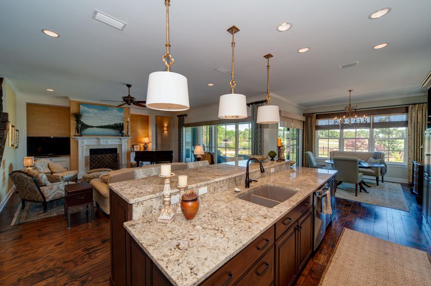 This 4 Bedroom 3 Bath Custom Home boast 6 rooms with Picturesque Views of the 9th & 18th Greens, Lakes, & Fairways at Kelly Plantation in Destin, FL. Upon entering this home, one becomes captivated by the architectural design created to Bring the Outside In. Whether you are a nature lover or a golfer, this is a must see. This open floor plan offers many spacious gathering places for entertaining friends, family & neighbors. If you want to see the heart & soul of this home, be sure to look at the pictures...they tell the story. Buyer to verify Sq. Ft.