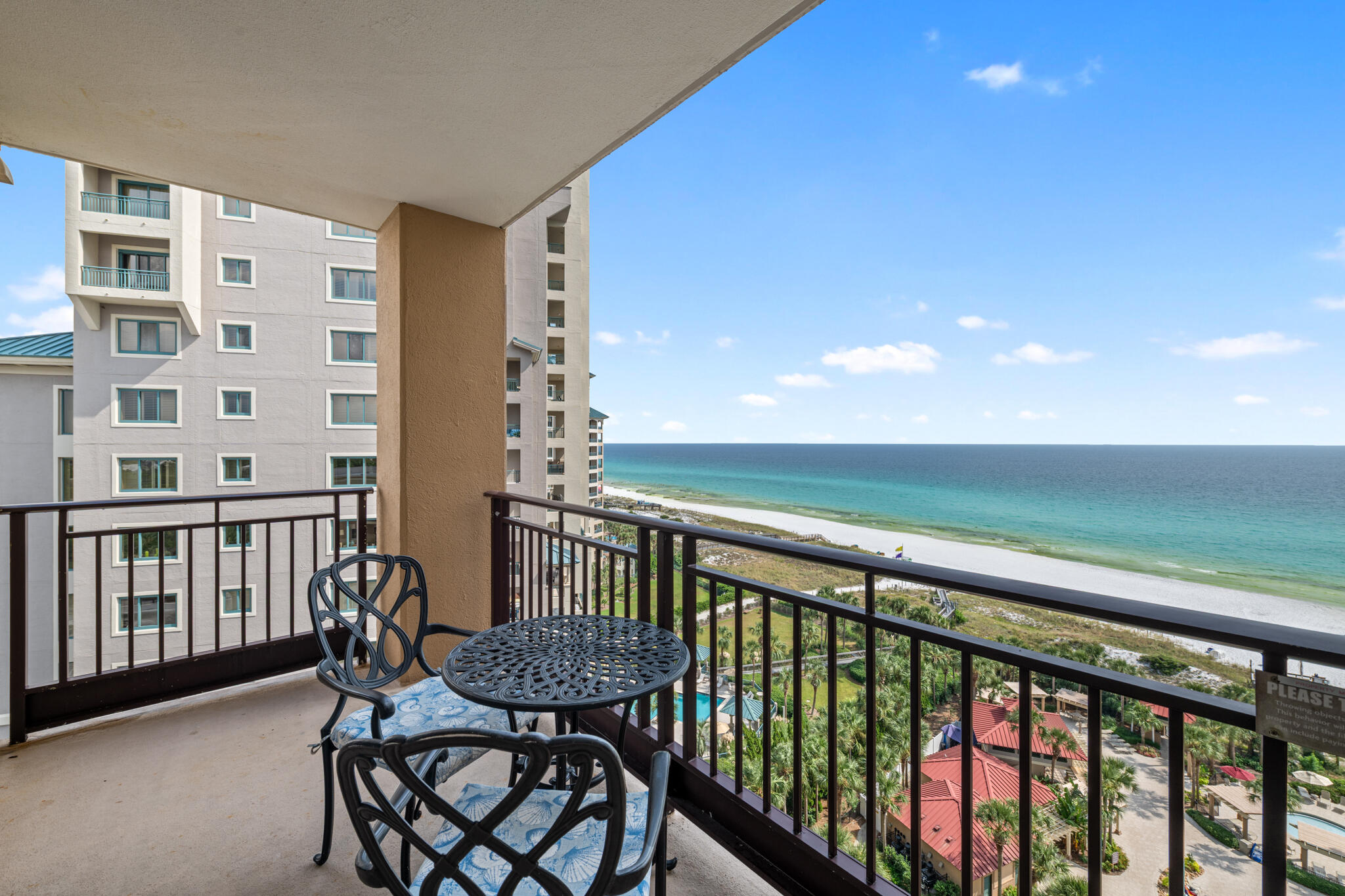 Stunning Gulf views are seen from this much sought after Luxury 1BR Westwinds Condo in Sandestin Golf and Beach Resort. The Living area and Bedroom both open to the balcony overlooking the beautiful Gulf and resort pool. Coastal colors, granite countertops, stainless steel appliances, and carpet in the Bedroom make is condo desirable. It has many enjoyable amenities and generates $70,000 in gross rental income. A Golf Cart is not included, but is negotiable.