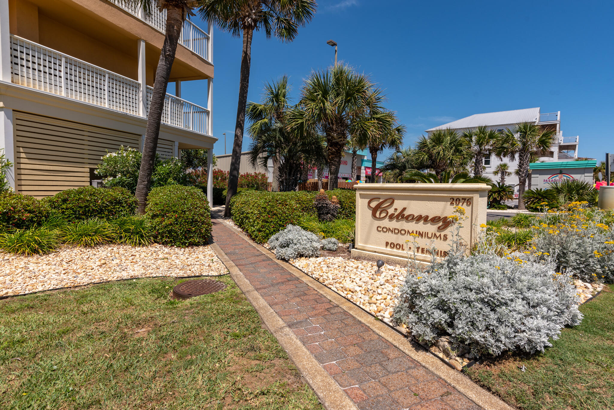 Stunning Gulf-View Condo Just Steps from the Beach! Welcome to coastal living at its finest! This beautifully maintained 3 bedroom, 2 bathroom condo offers breathtaking Gulf views just 100 yards from your door. Enjoy peace of mind with gated, deeded beach access and soak up the sun from your large covered balcony--perfect for morning coffee or evening sunsets. The open-concept layout features a spacious living and dining area, ideal for relaxing or entertaining. The modern kitchen boasts stainless steel appliances, a breakfast bar, and plenty of counter space for your culinary adventures. This resort-style community includes top-notch amenities: a sparkling pool, tennis court, BBQ area, and a fenced dog park--all just a short stroll from the sugar-white sands of the Gulf. Whether you're looking for a full-time residence, vacation getaway, or investment property, this condo has it all!