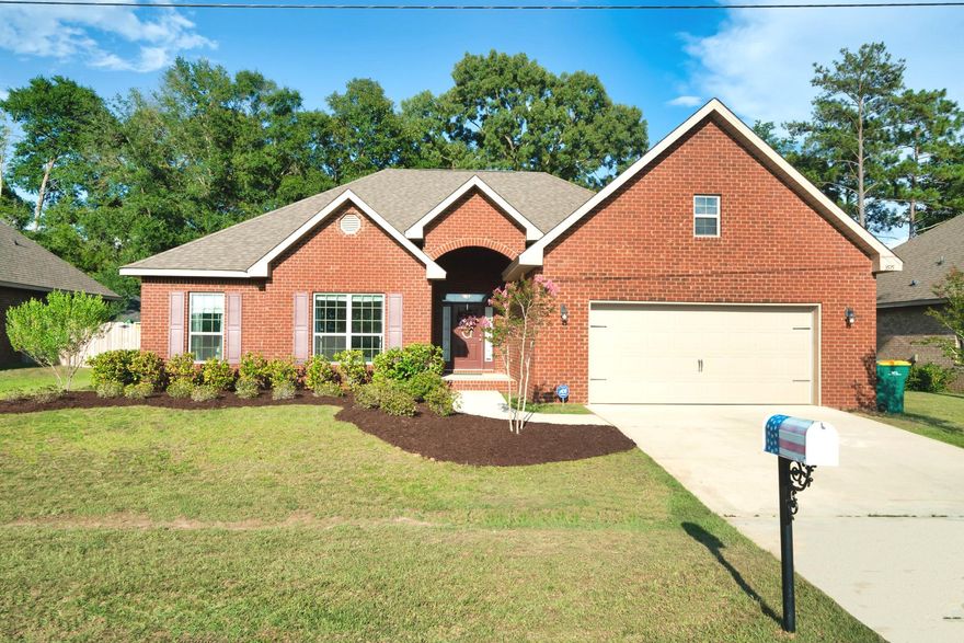 This gorgeous all brick home is located in a Autumn Woods, just minutes from restaurants schools and shopping. Featuring 4 beds and 2.5 bathrooms. The home has a spacious open floor plan w/ a large kitchen for entertaining, The Living room and Master Bedroom have trey ceilings w/ crown molding in the Master to further accent it. Master bedroom bathroom features separate tub and shower, a double sink vanity and a large walk in closet.