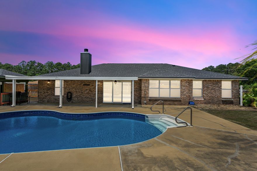 Welcome to your dream oasis! This stunning 4 bedroom, 2 bathroom home with a sparkling salt-water pool offers the perfect blend of comfort, style, and luxury living. Conveniently located on an oversized corner lot in west Pensacola, this residence promises quick commutes to the beach and the Navy Base.There has been a ton of new upgrades in home. Most notably - A brand new roof, 2023 pool liner, a tankless hot water heater, new fencing, hurricane shutters, and an oversized HVAC system. This home is turn-key and ready to be enjoyed by YOU!