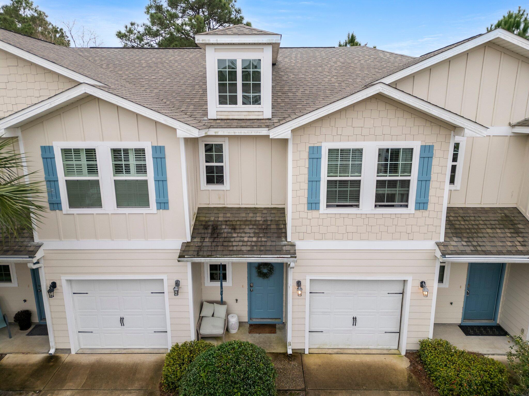 Discover this super cute 3-bedroom, 2.5-bath townhome nestled in Santa Rosa Beach, just minutes away from the pristine emerald waters and white sugar sand beaches. This charming home boasts neutral paint tones and tile flooring throughout the main floor, with plush carpeting upstairs. Enjoy the convenience of a 1-car garage, as well! Step inside to find a spacious living room that flows seamlessly into the lovely kitchen adorned with granite countertops, stainless steel appliances (including a flat cooktop stove), pantry, and breakfast bar - perfect for entertaining guests. A half guest bath is also conveniently located on this level. Out back there is an open patio Venture upstairs to discover the primary bedroom, featuring its own en suite bathroom complete with a dual vanity and walk-in tiled shower. Two additional guest bedrooms share a full guest bathroom, providing ample space for family or guests. The laundry room is also situated upstairs for added convenience. Please note this is a smoke-free property, including vaping.
Don't miss out on the opportunity to make this delightful townhome your own retreat in the heart of Santa Rosa Beach!